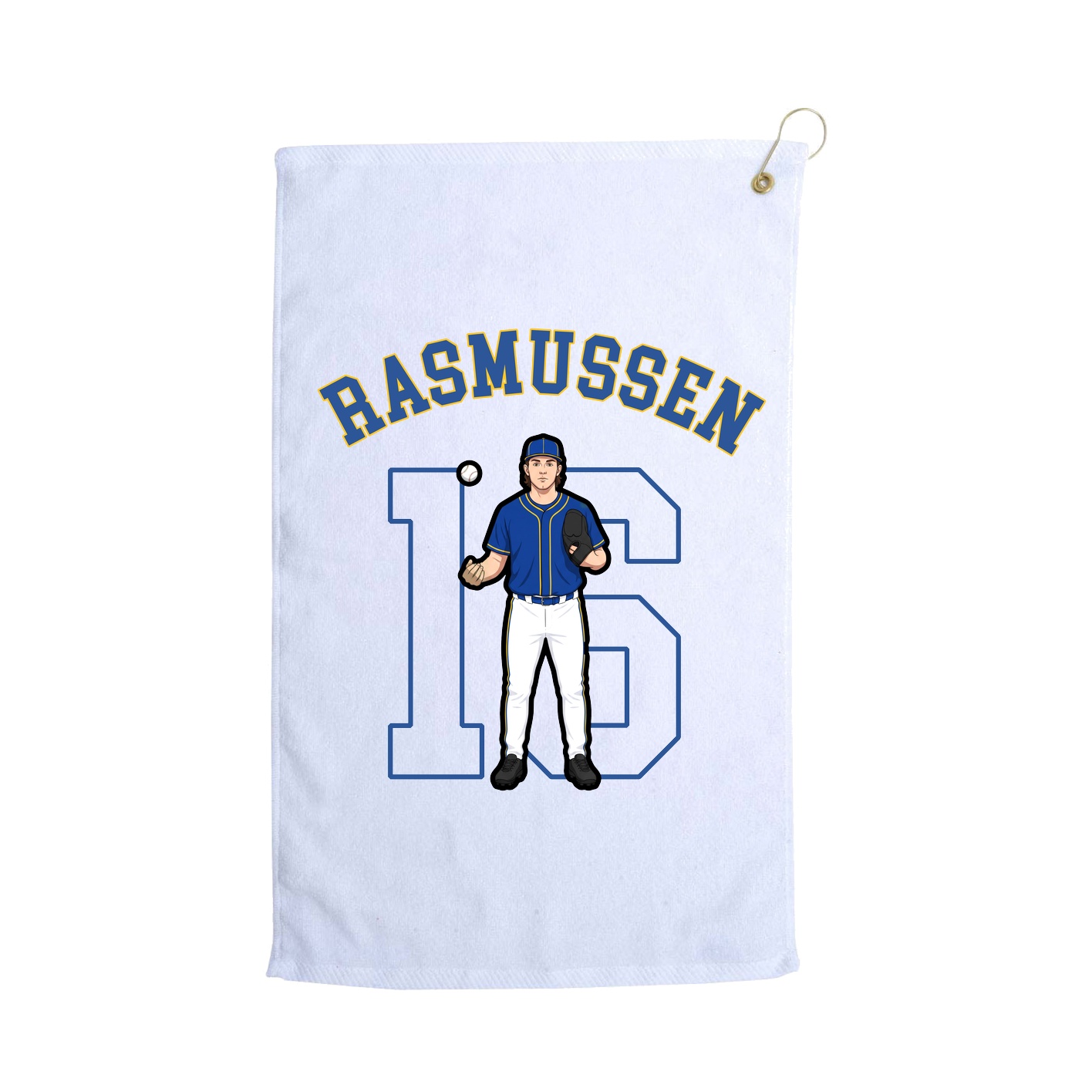 Golf Towel — Shirsey Arch in White