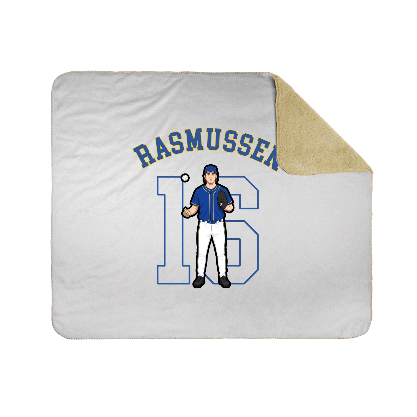 Throw Blanket — Shirsey Arch in White