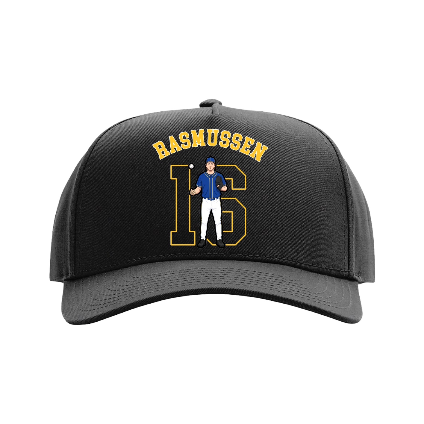 Full Fabric Five-Panel Champ Cap