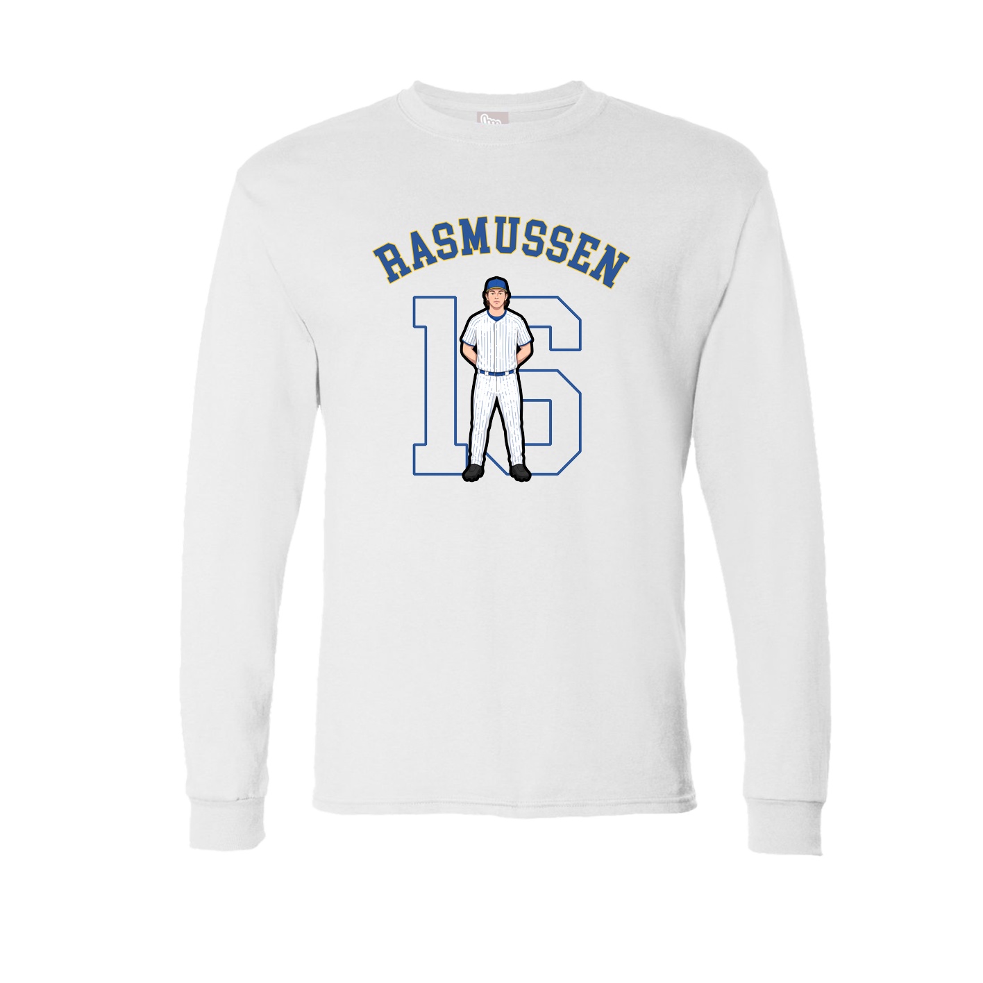 Long Sleeve Tee — Shirsey Arch in White