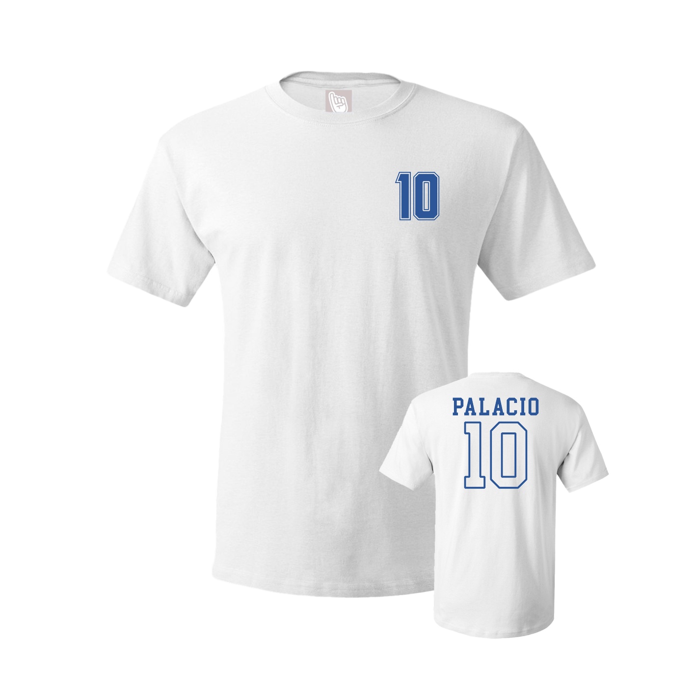 Youth Tee — Chest Back in White