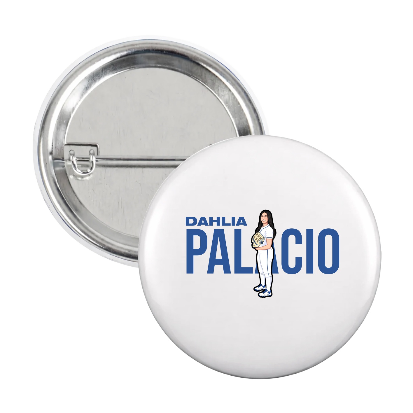 Game Day Button — Player Name in White