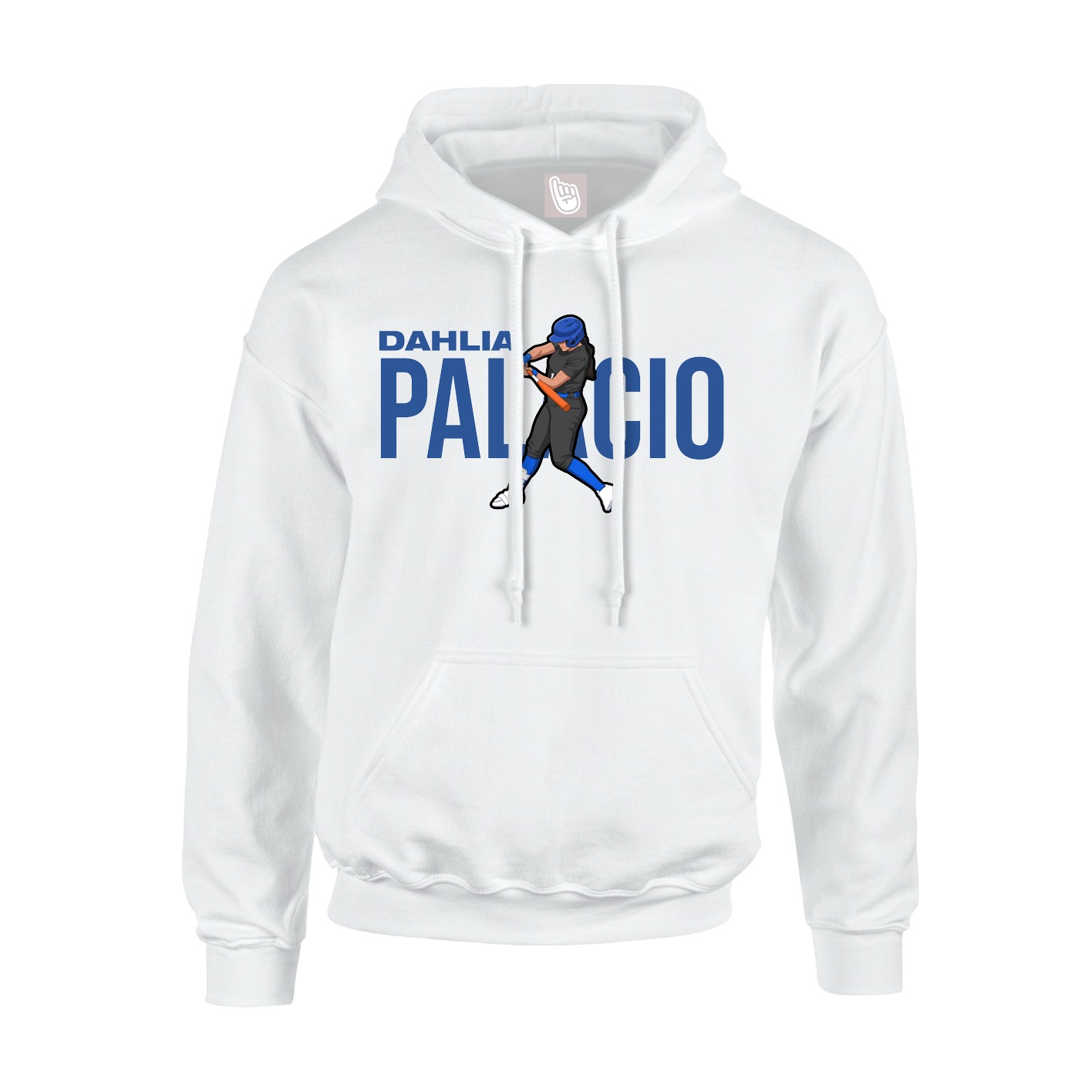 Youth Hoodie — Player Name in White