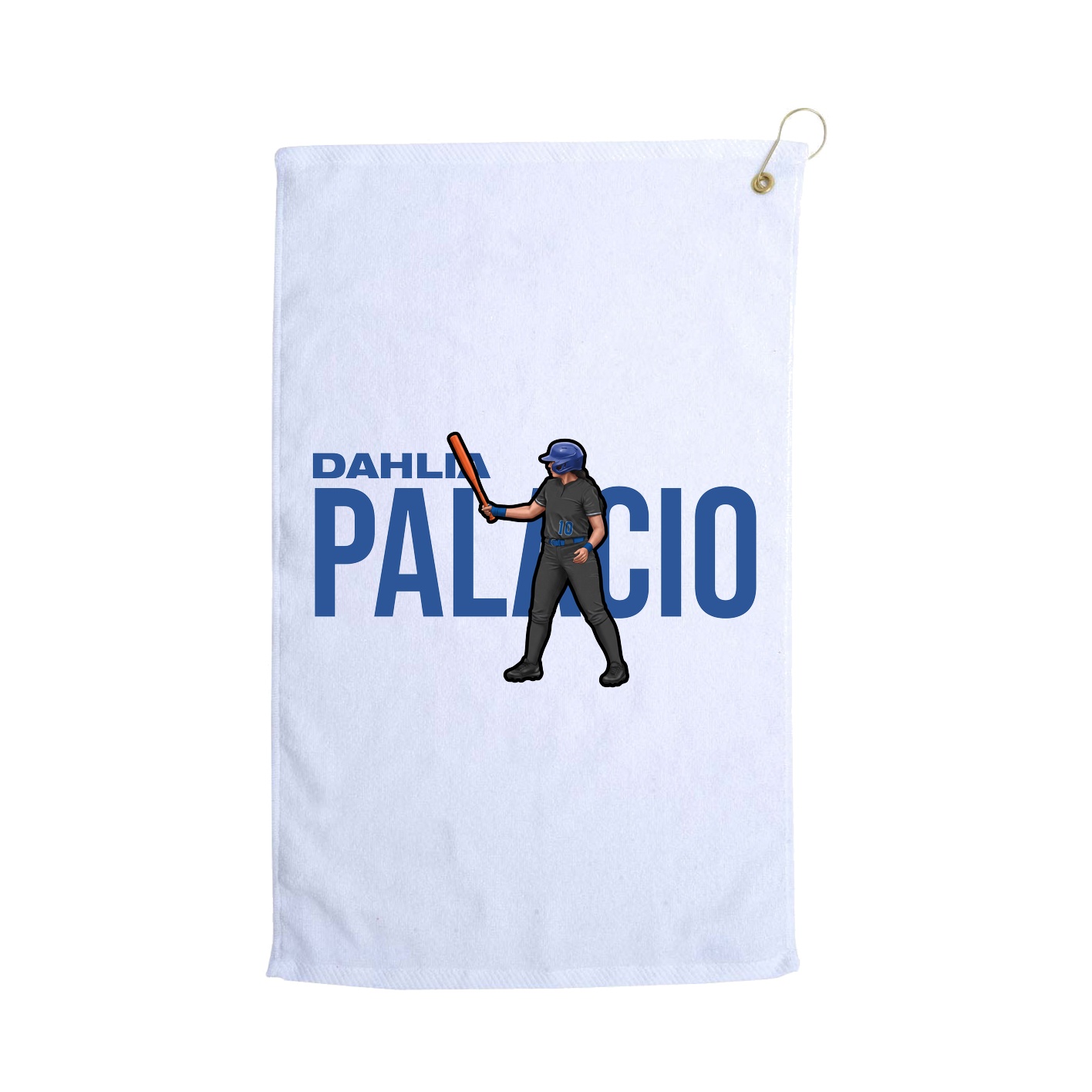 Golf Towel — Player Name in White
