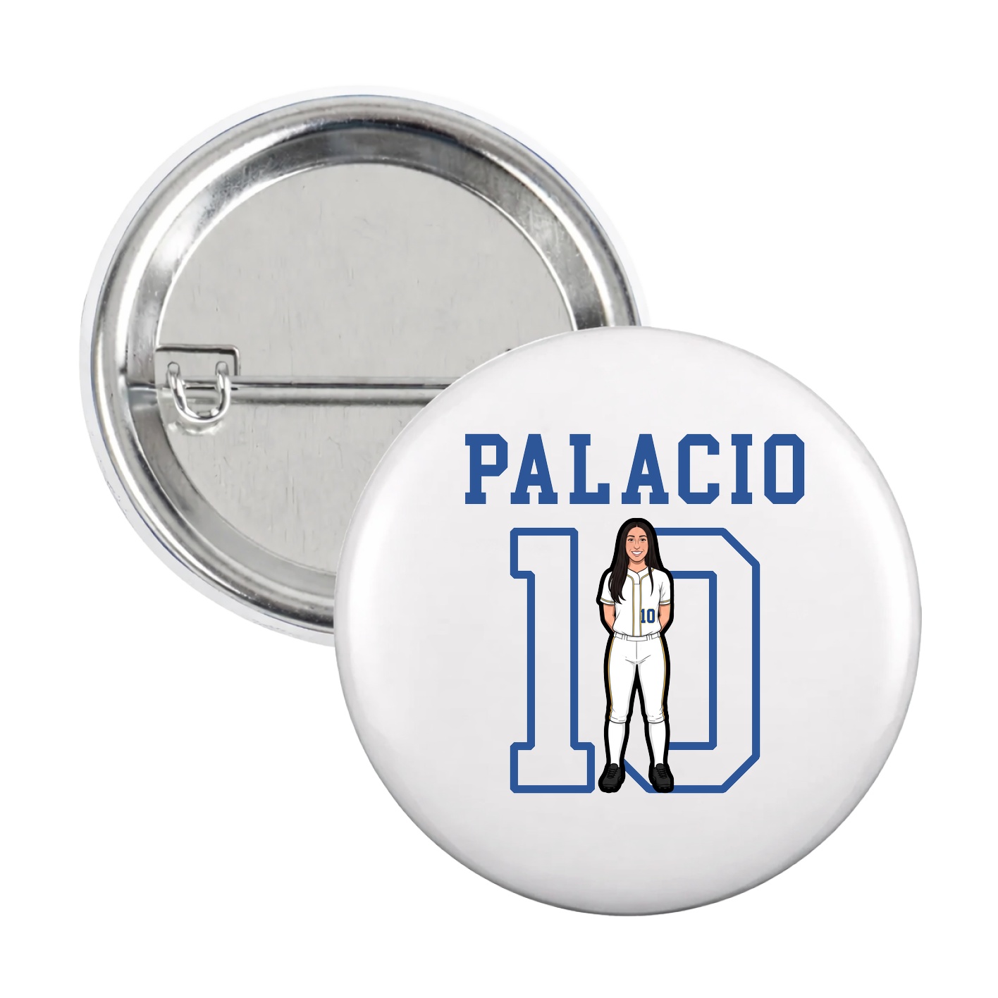 Game Day Button — Shirsey in White