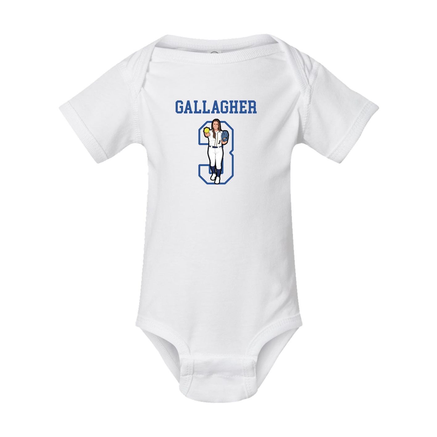 Baby Onesie — Shirsey in White