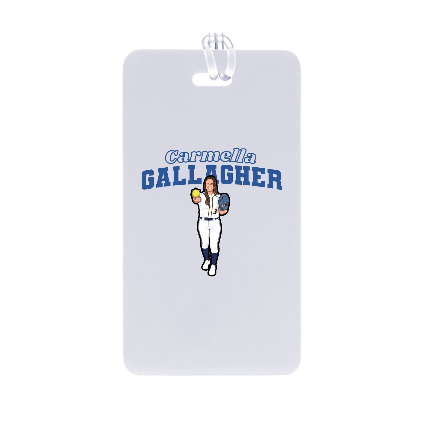 Bag Tag — Name Arch in Classic