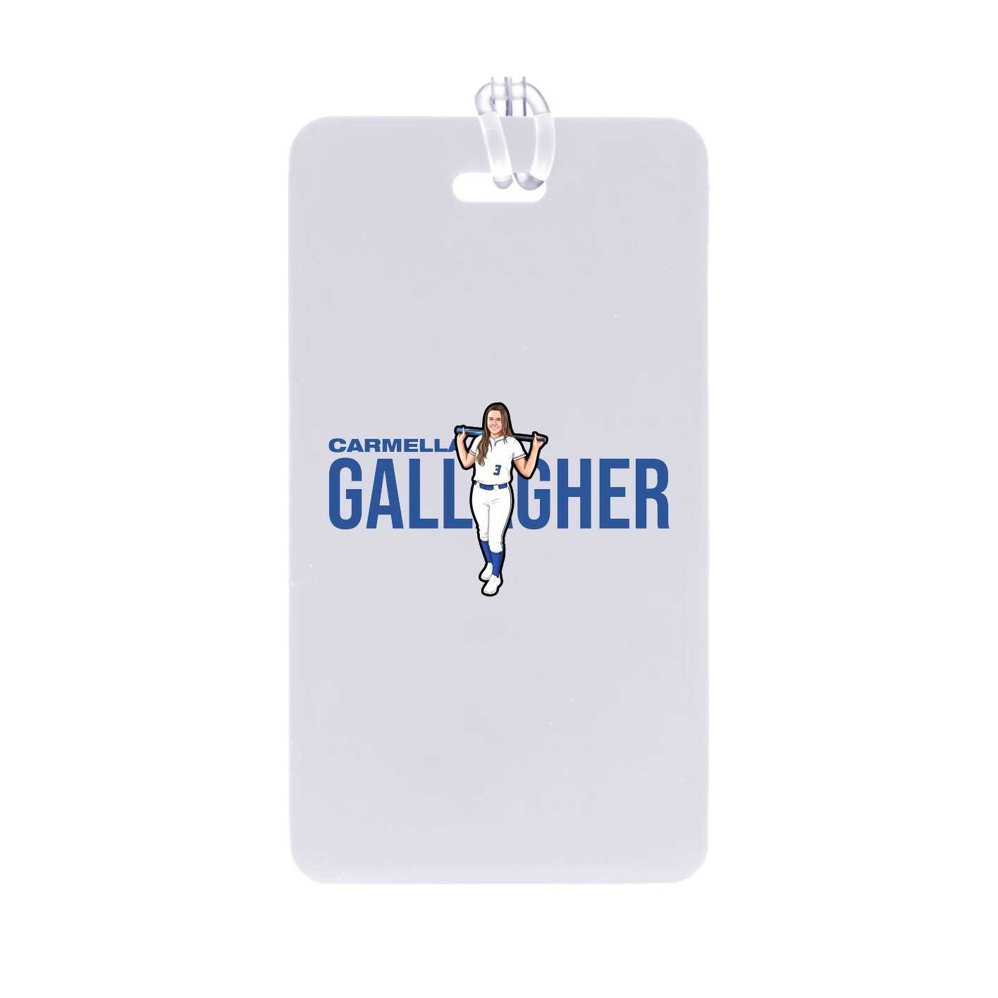 Bag Tag — Player Name in Classic