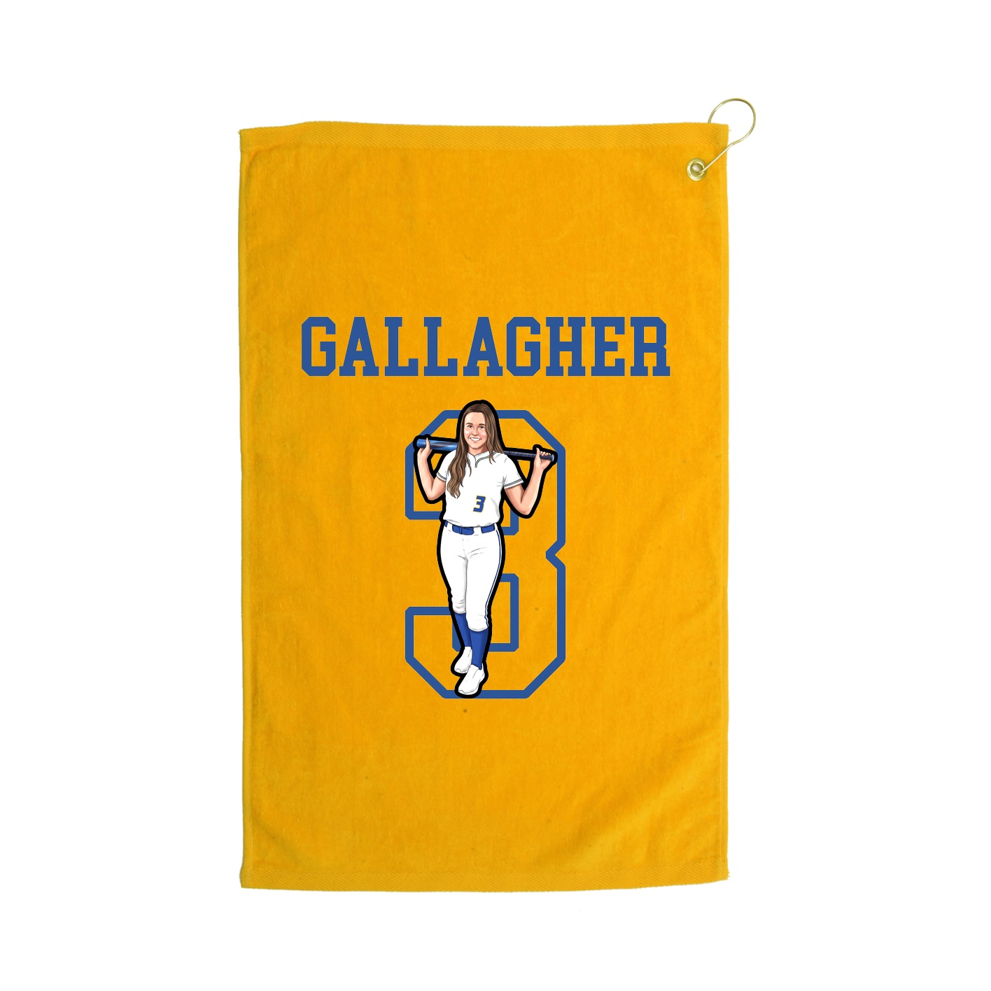 Golf Towel — Shirsey in Gold