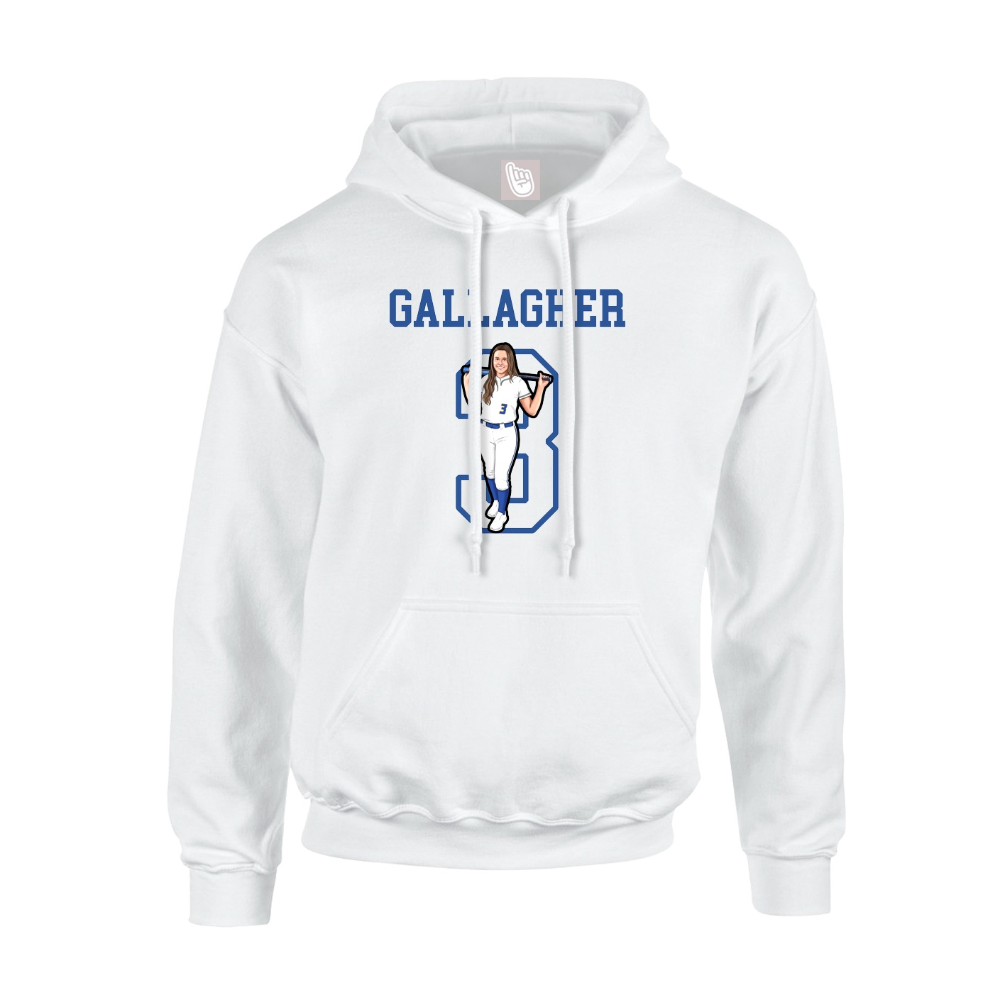 Youth Hoodie — Shirsey in White