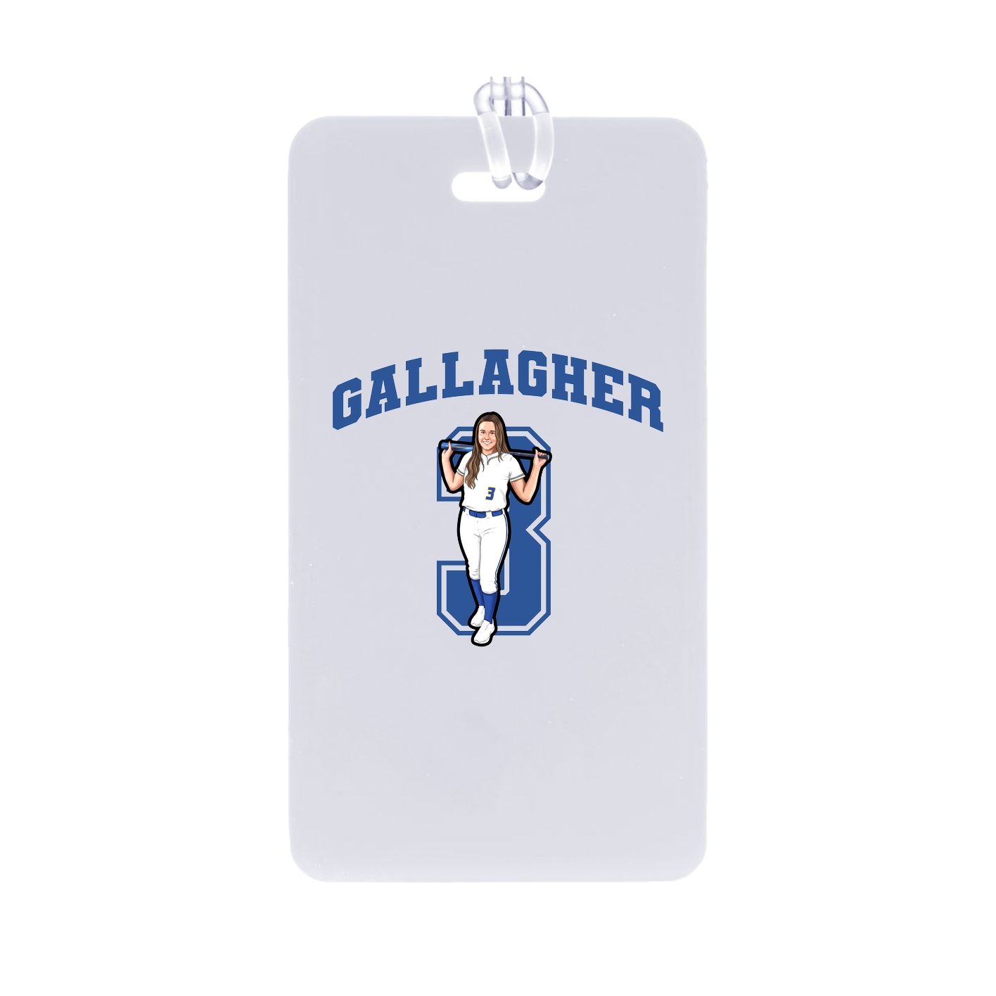 Bag Tag — Number in Classic