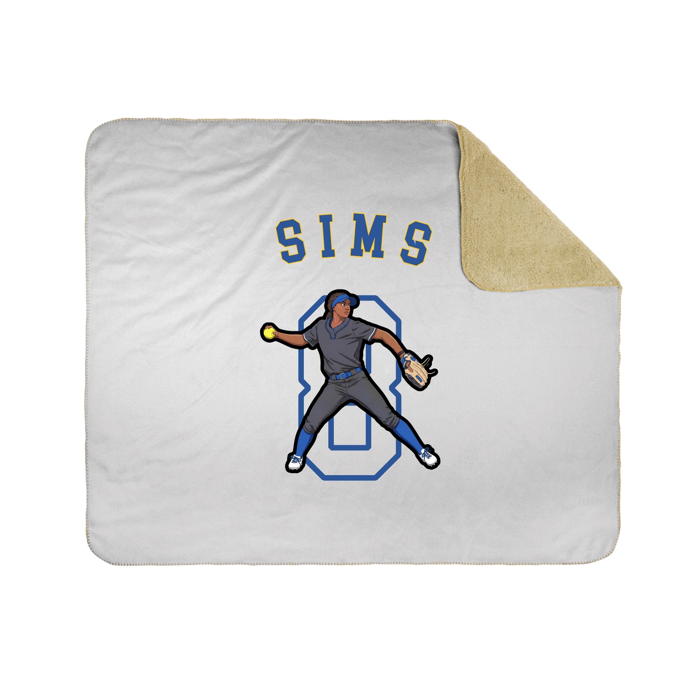 Throw Blanket — Shirsey Arch in White