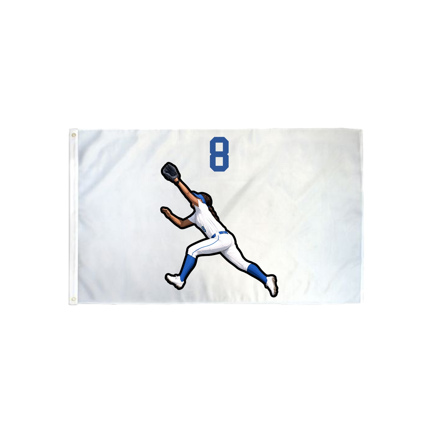 3x5 Flag — Number Top in Classic