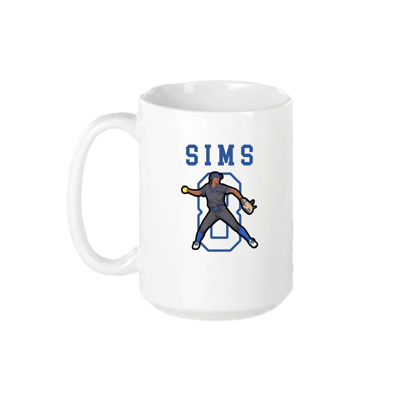 15oz Coffee Mug — Shirsey in White