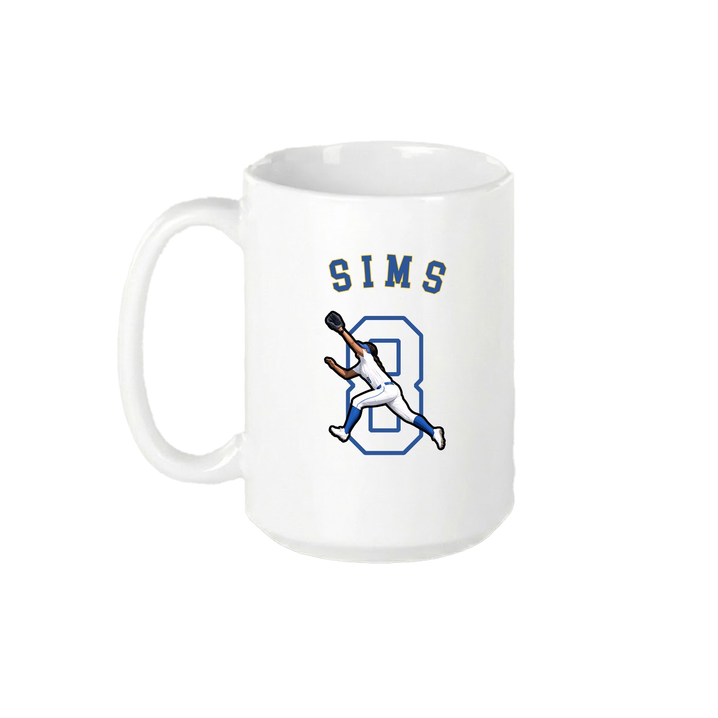 15oz Coffee Mug — Shirsey Arch in White