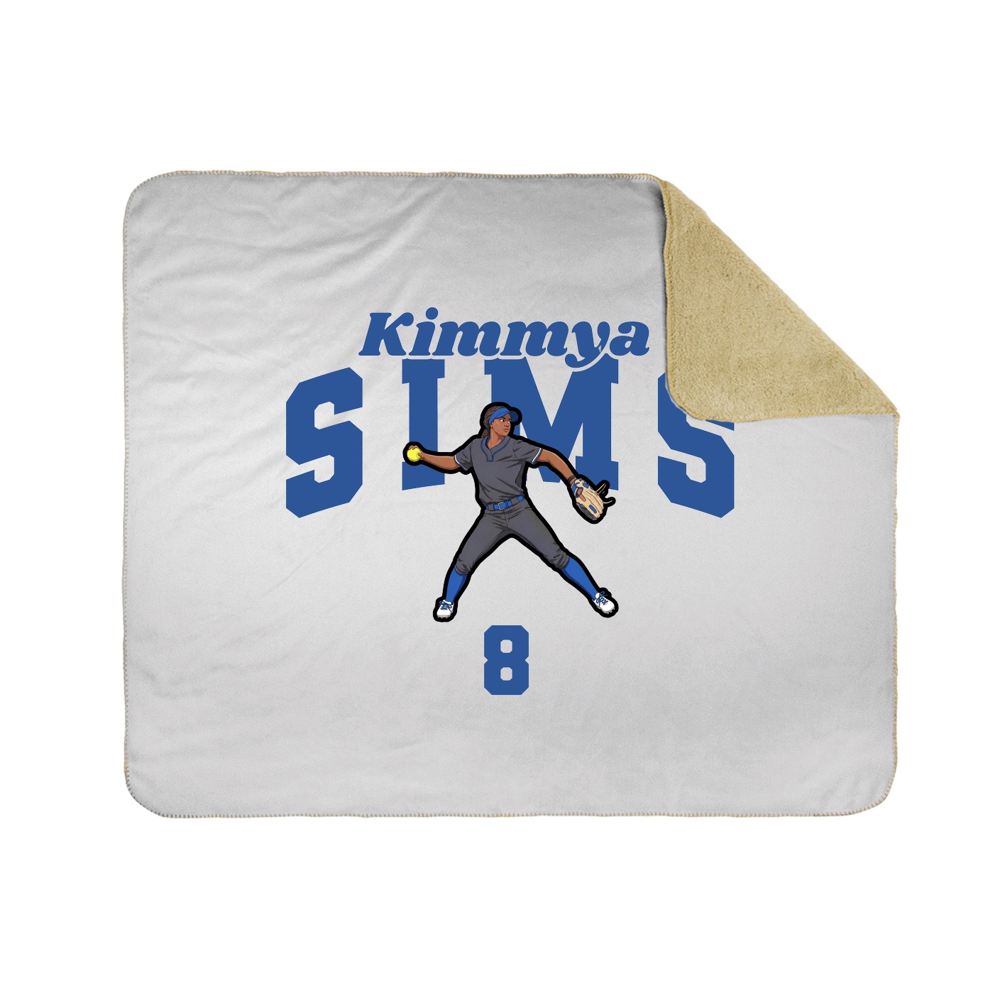 Throw Blanket — Signature Arch in White