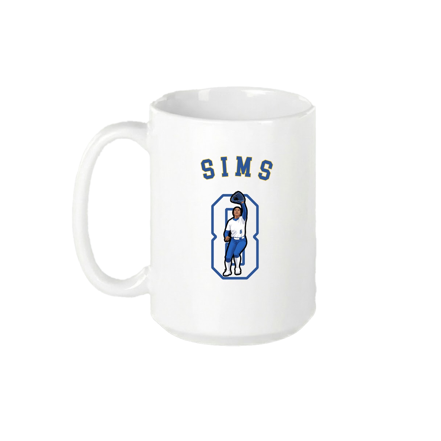 15oz Coffee Mug — Shirsey Arch in White