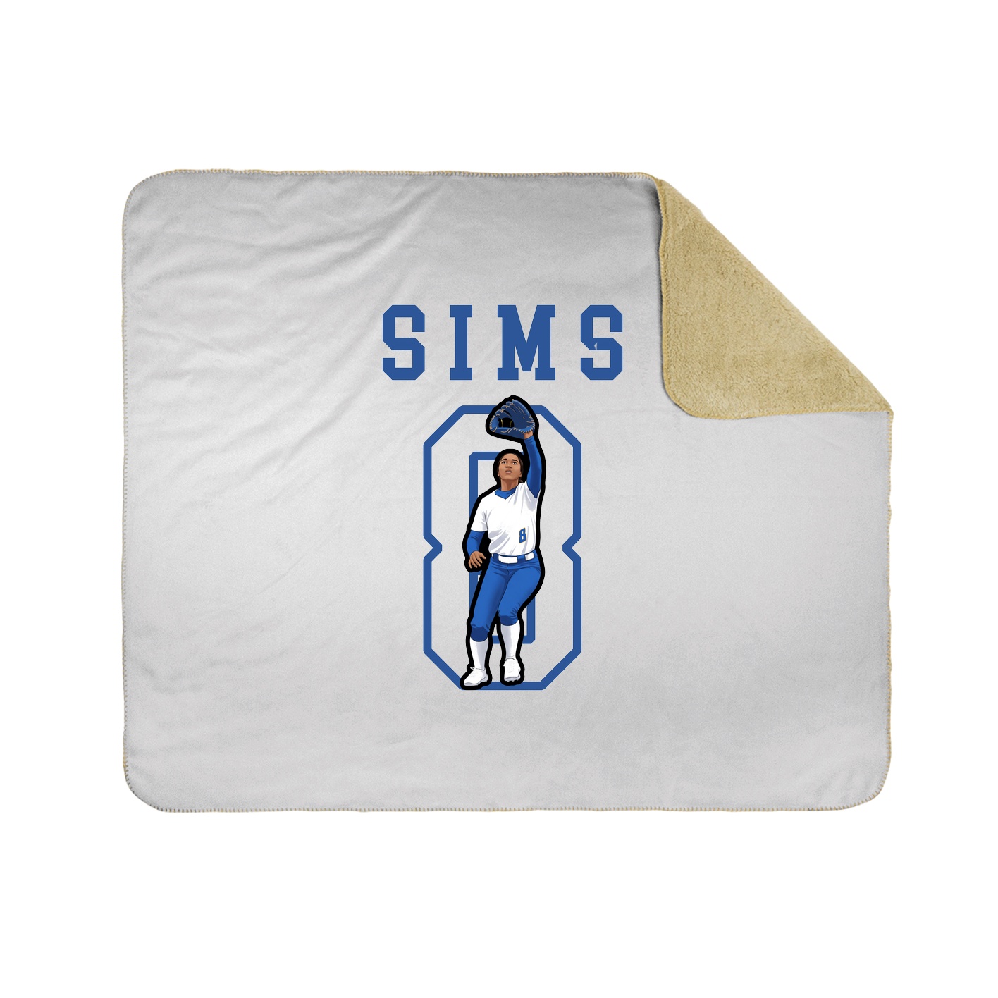 Throw Blanket — Shirsey in White