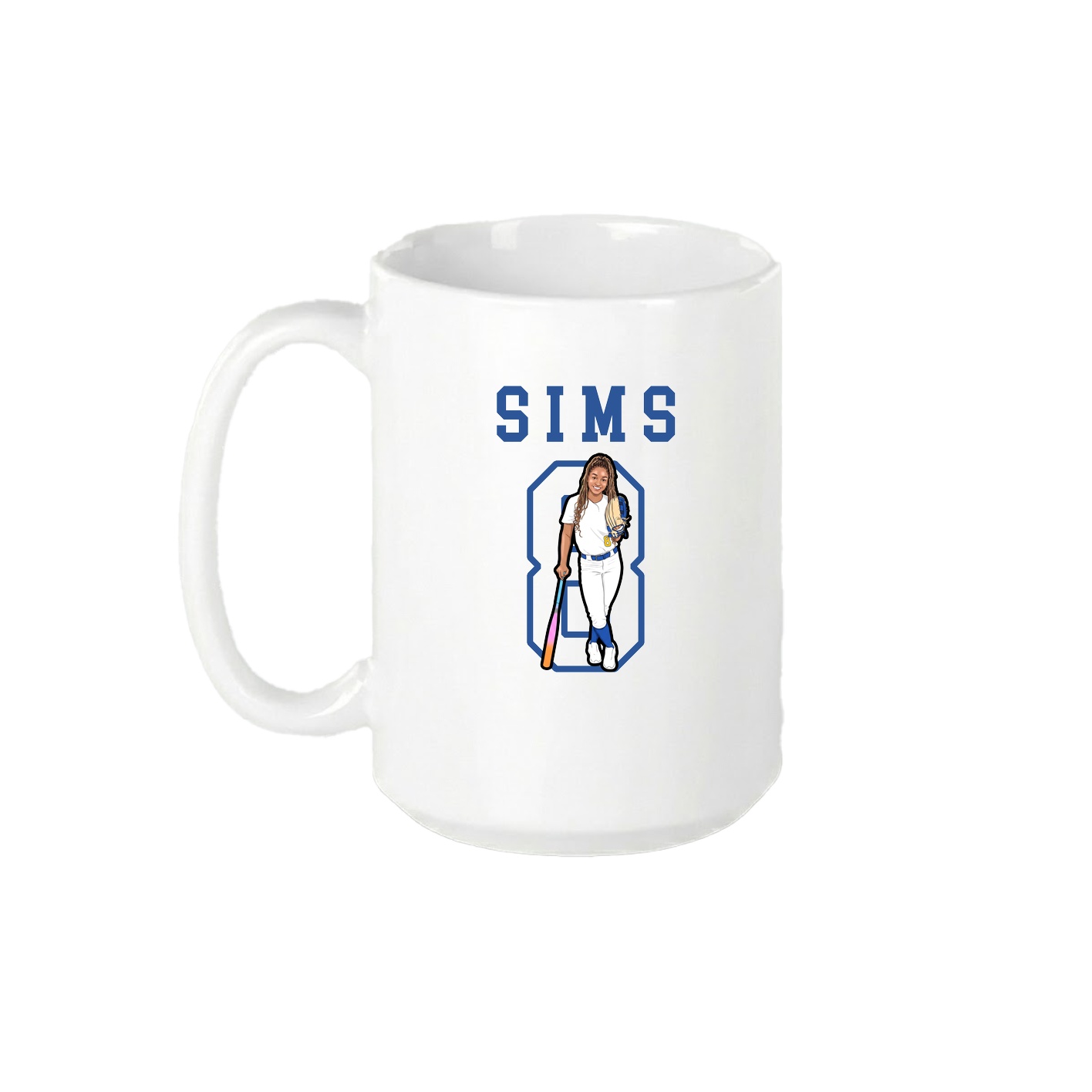15oz Coffee Mug — Shirsey in White