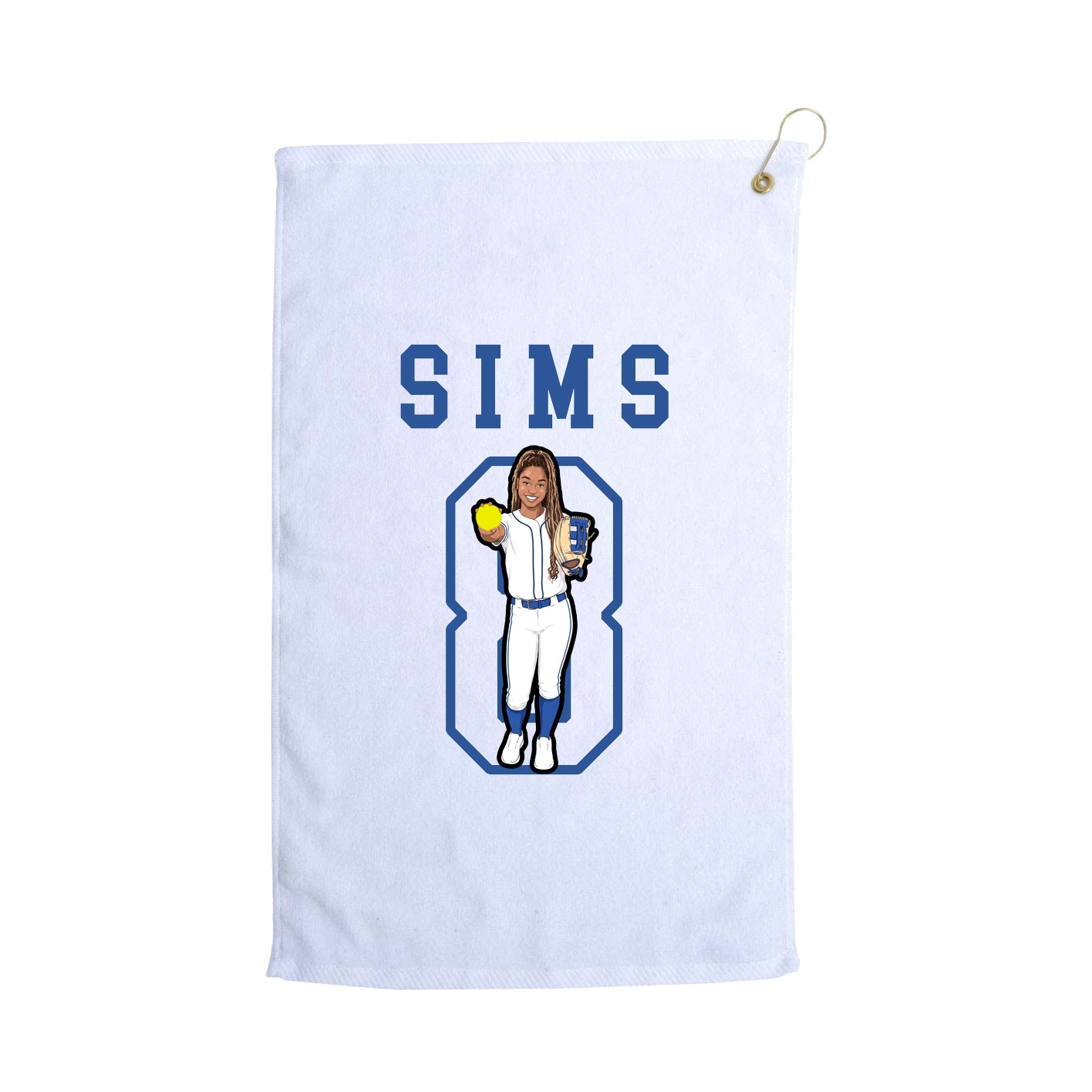 Golf Towel — Shirsey in White