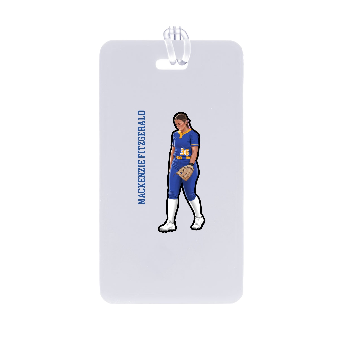 Bag Tag — Name Vertical in Classic