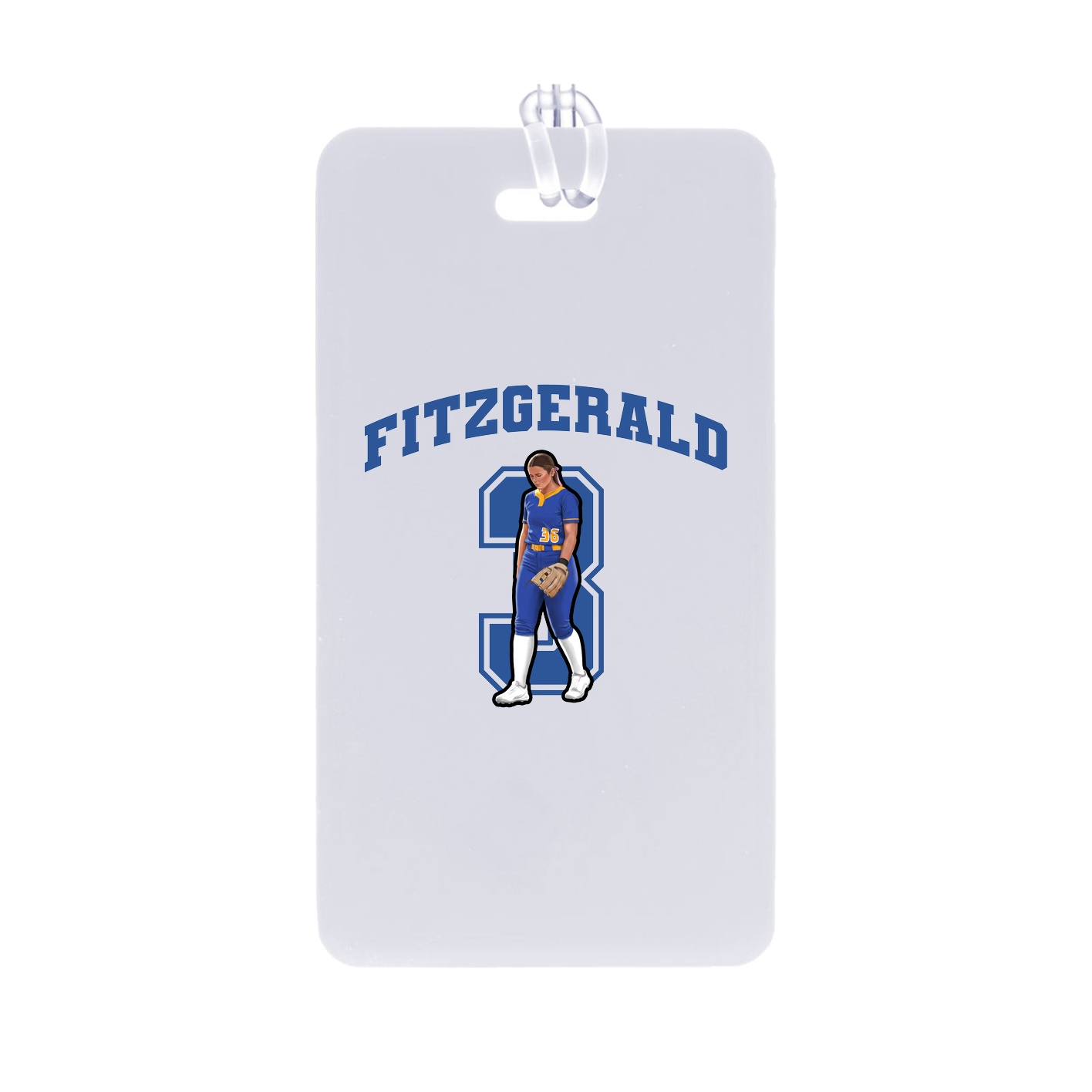 Bag Tag — Number in Classic