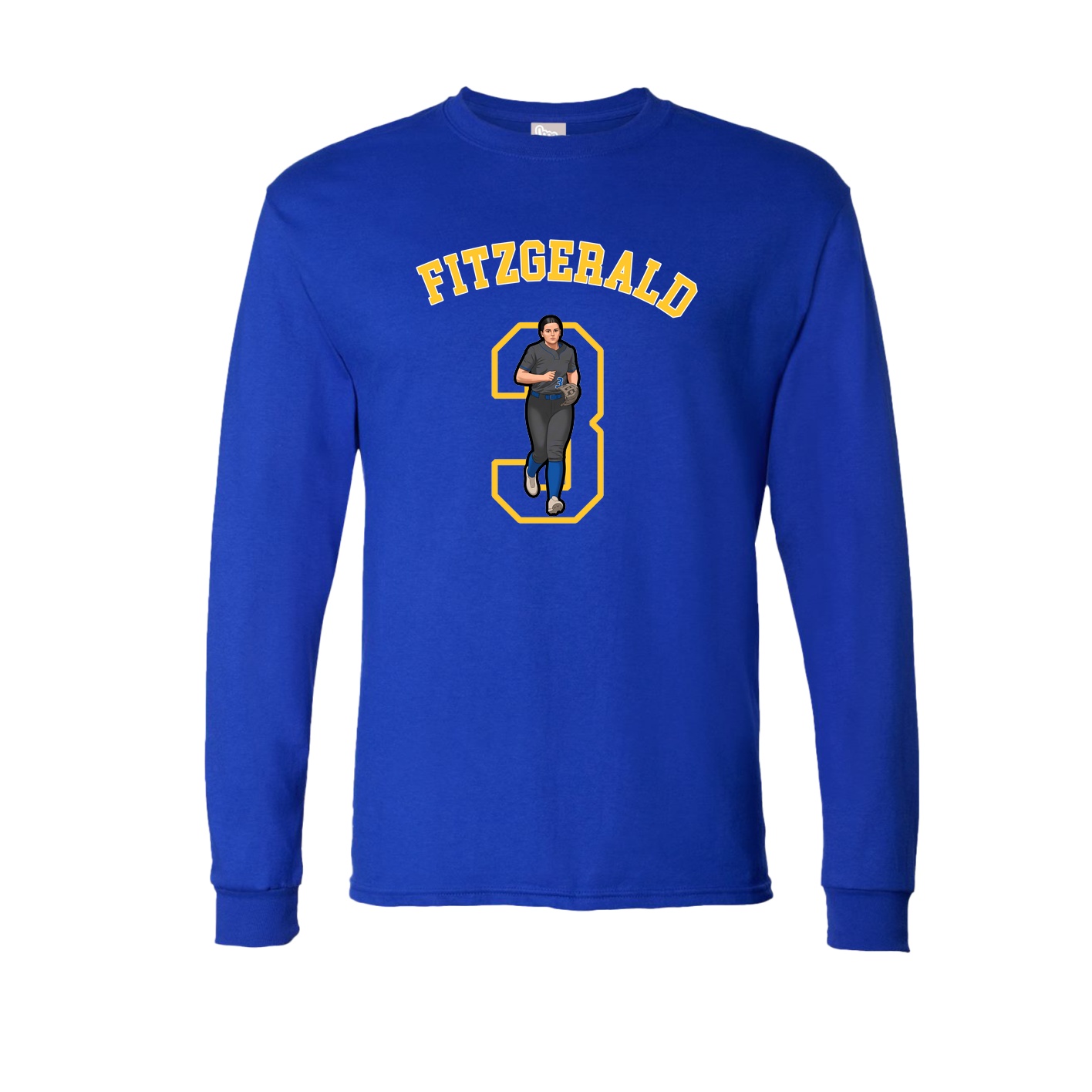 Long Sleeve Tee — Shirsey Arch in Royal