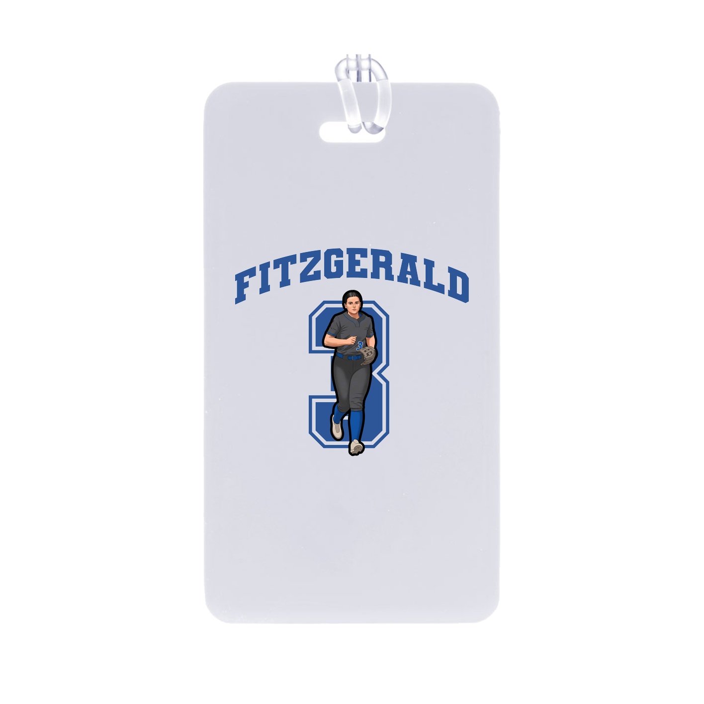 Bag Tag — Number in Classic