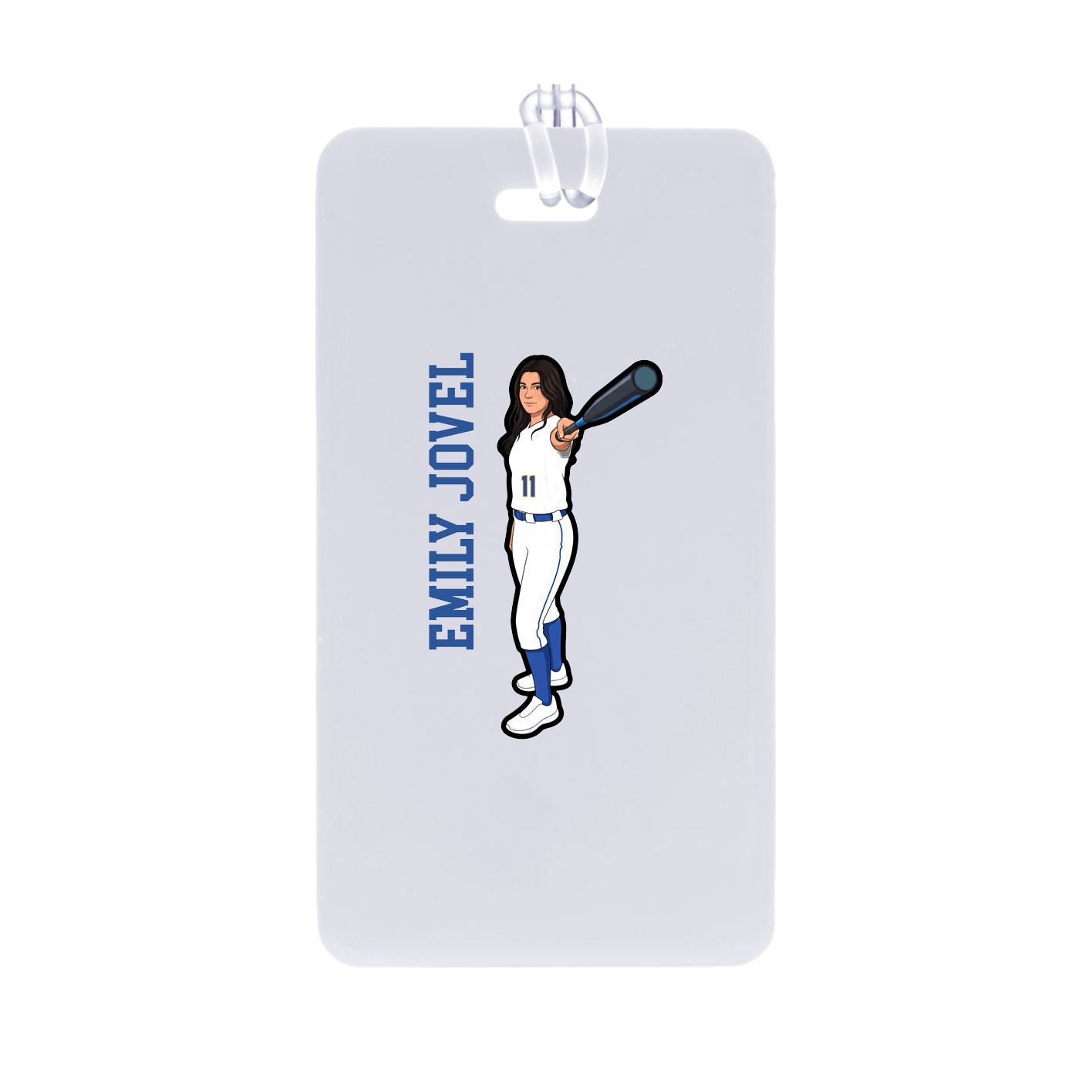Bag Tag — Name Vertical in Classic