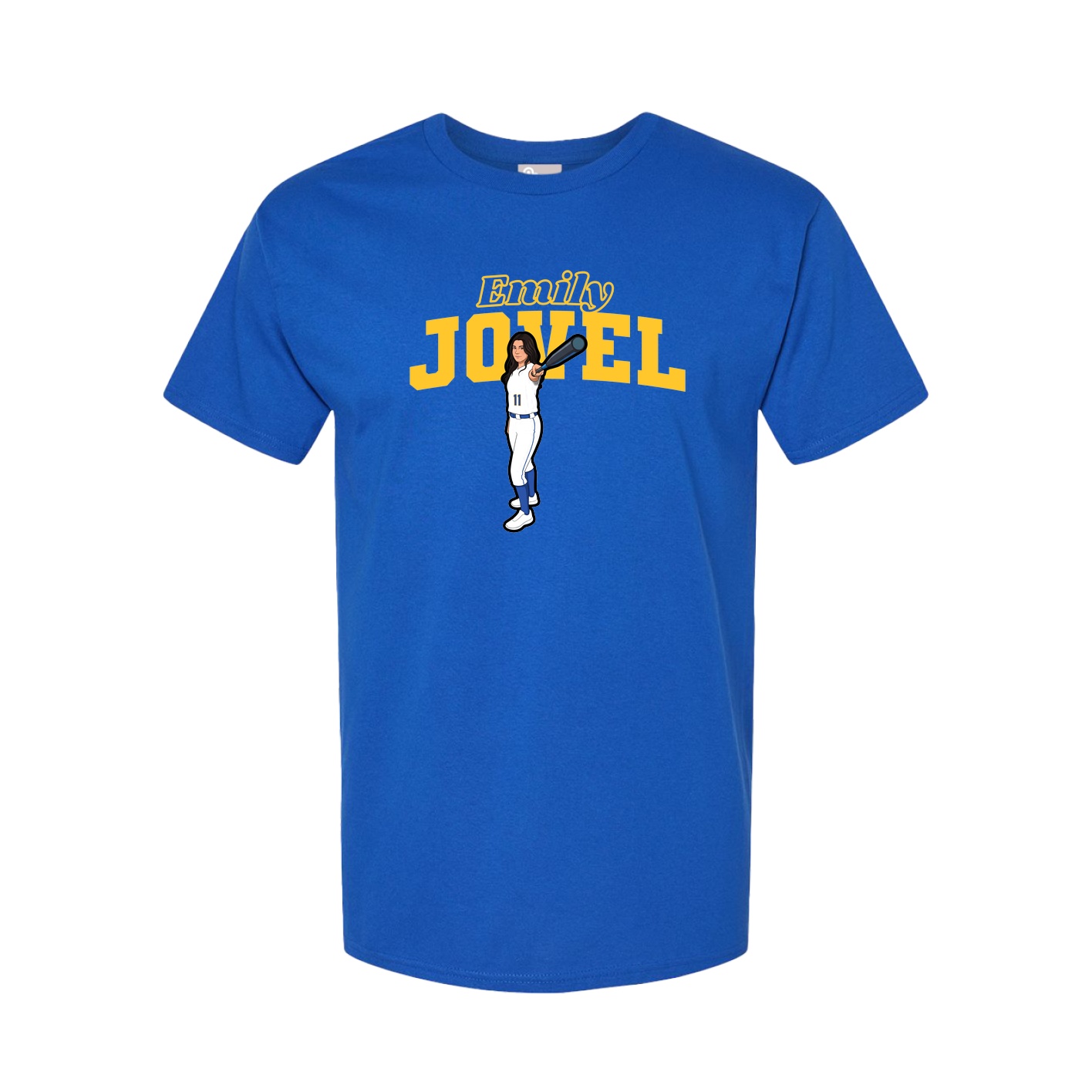 Tee — Name Arch in Royal