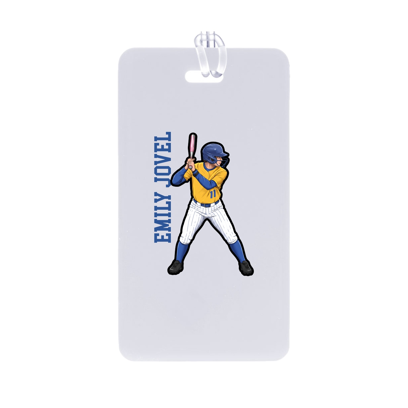 Bag Tag — Name Vertical in Classic