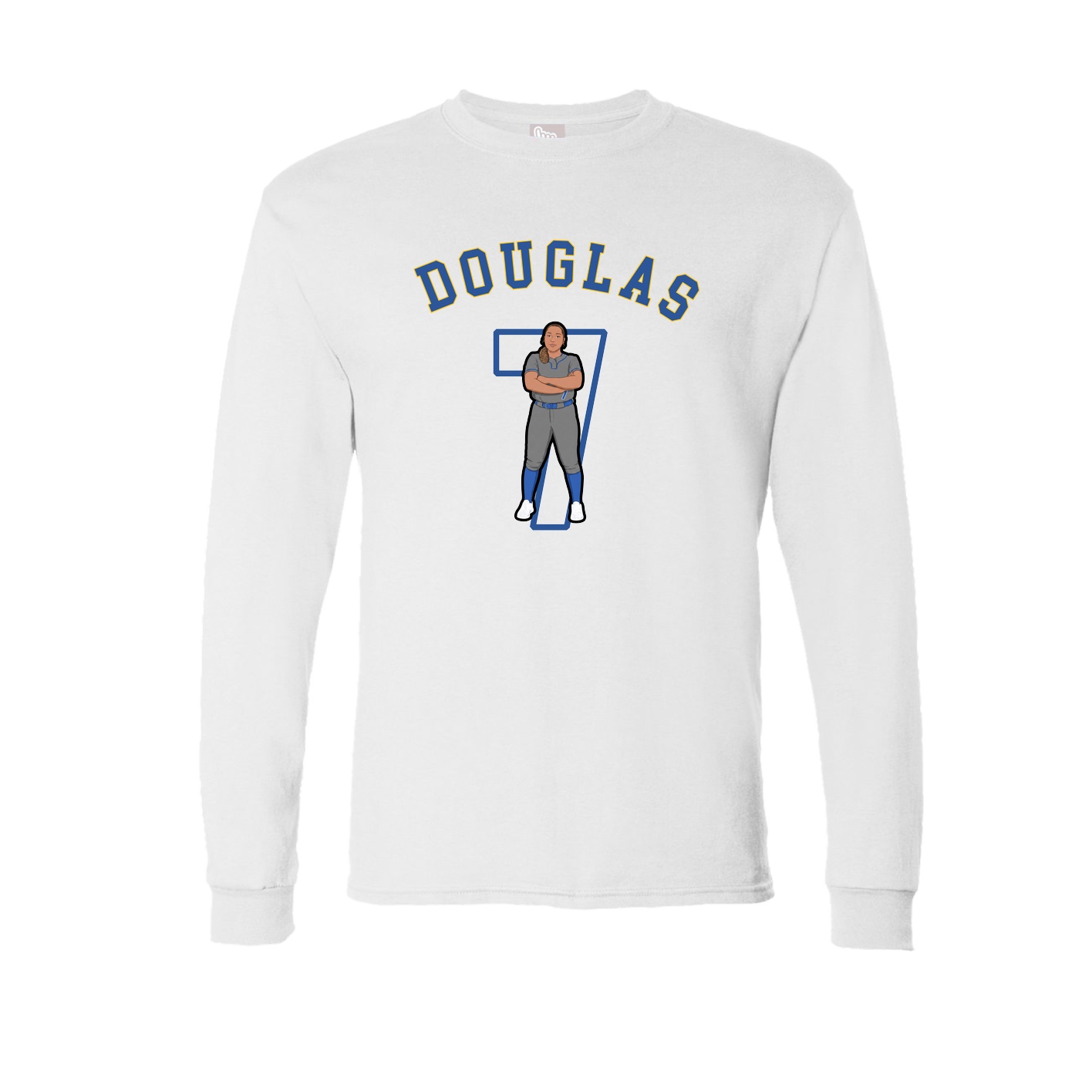 Long Sleeve Tee — Shirsey Arch in White