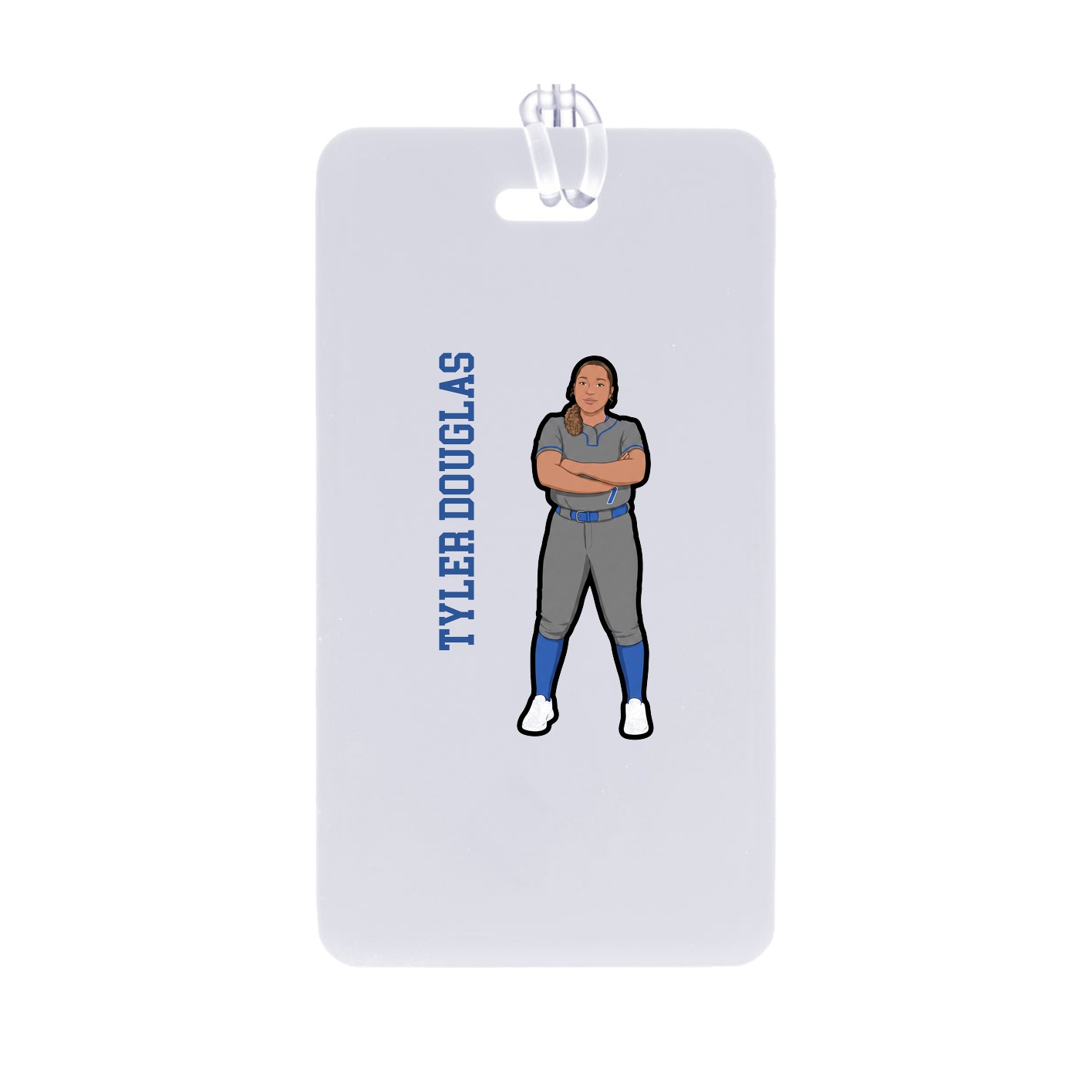 Bag Tag — Name Vertical in Classic