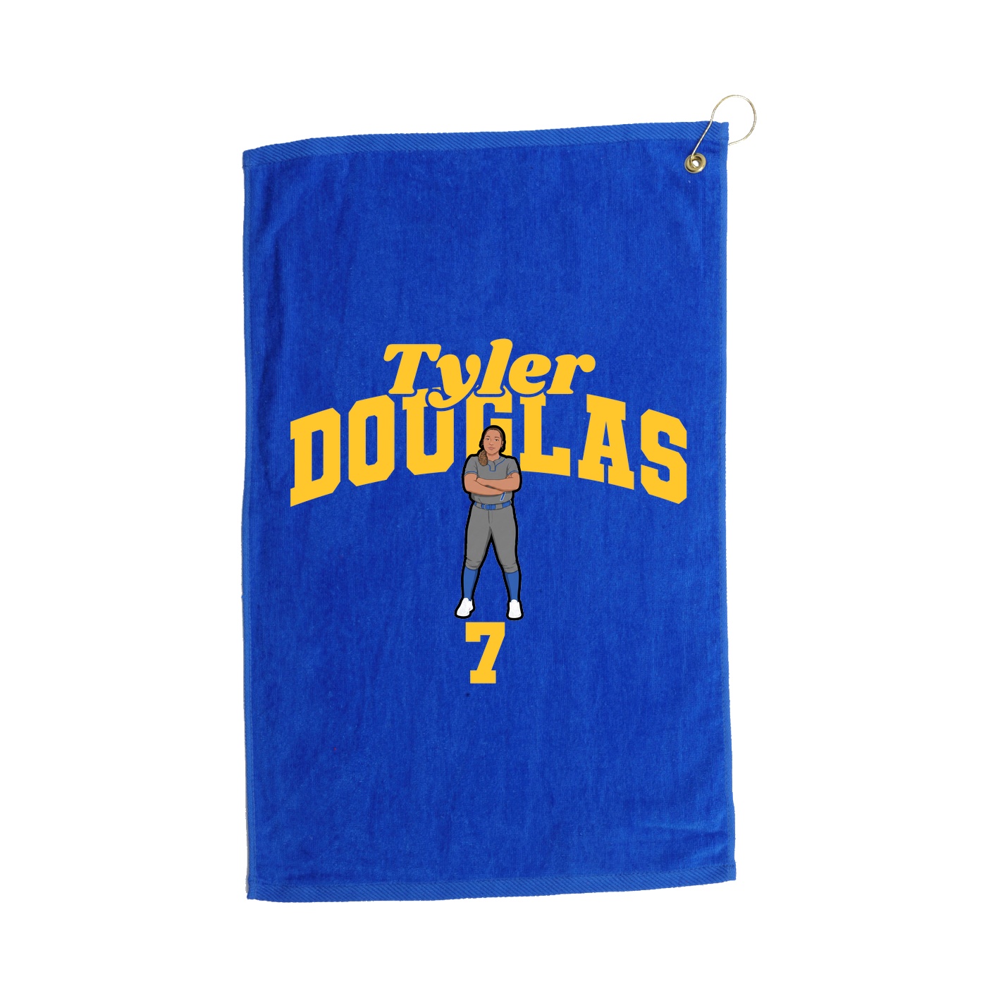 Golf Towel — Signature Arch in Royal