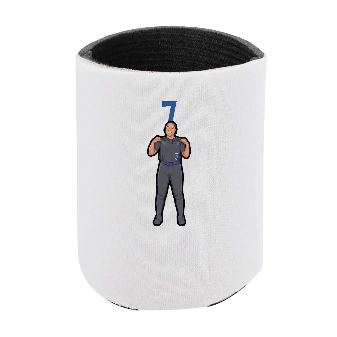 Can Holder — Number Top in White