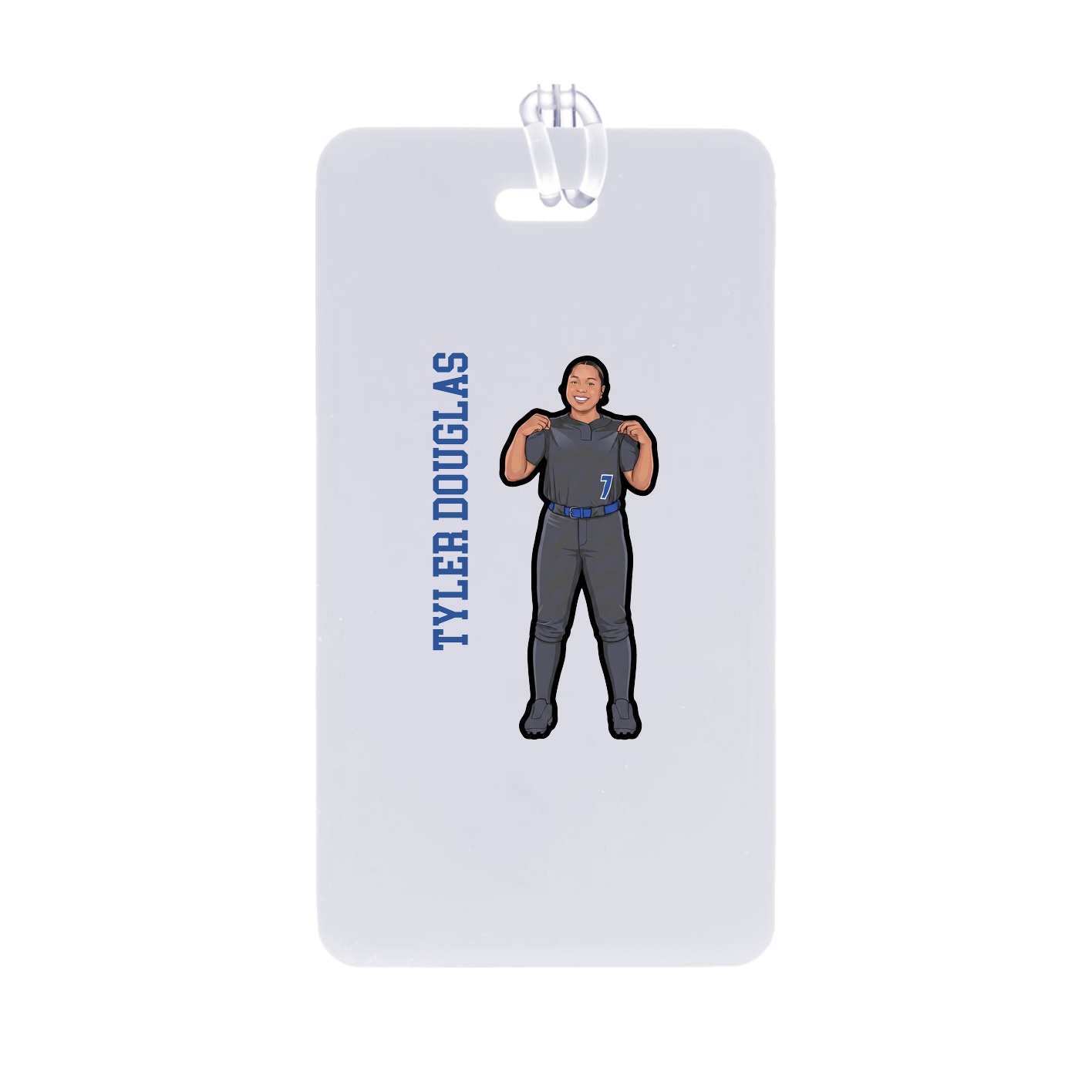Bag Tag — Name Vertical in Classic