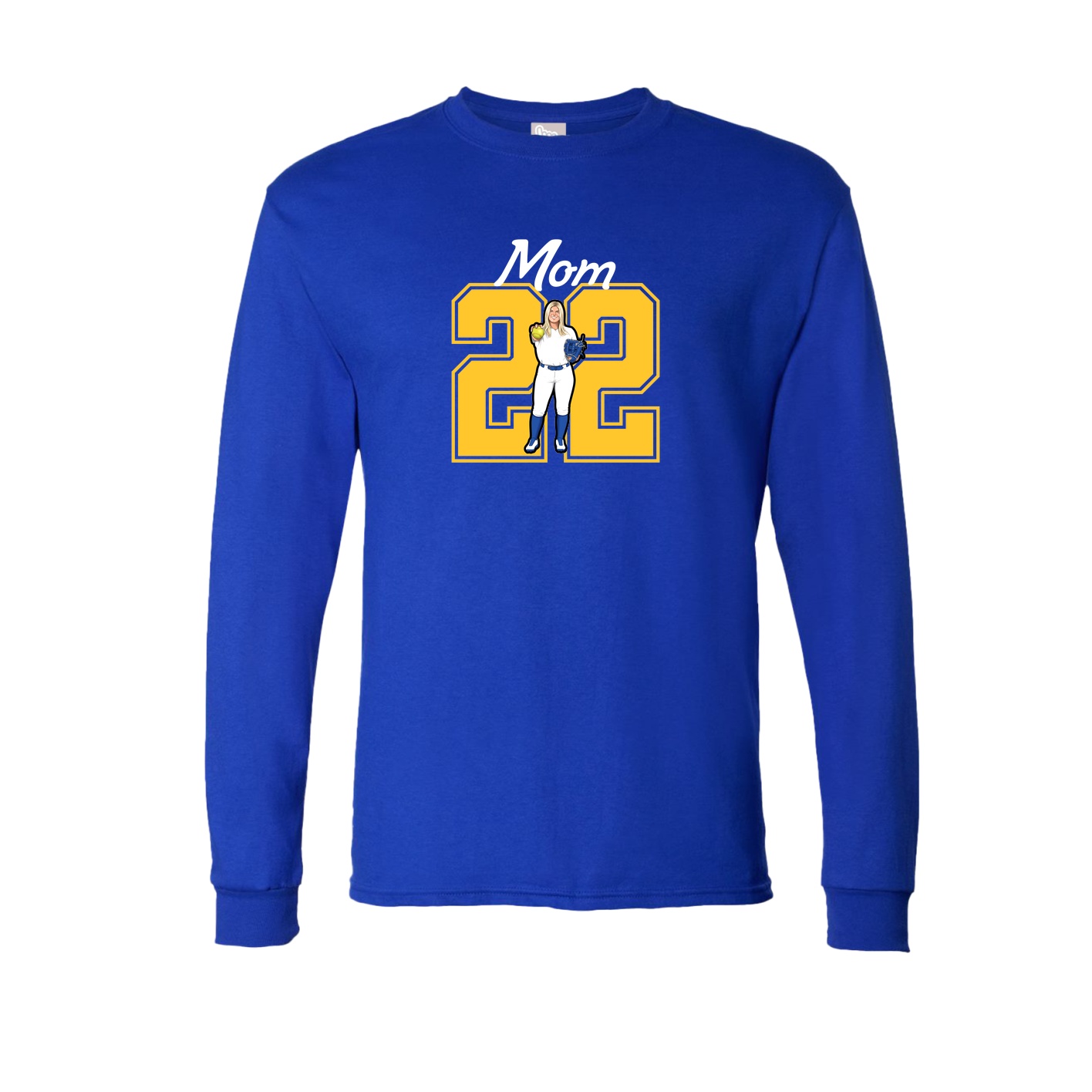 Long Sleeve Tee — Mothers Day Shirsey in Royal