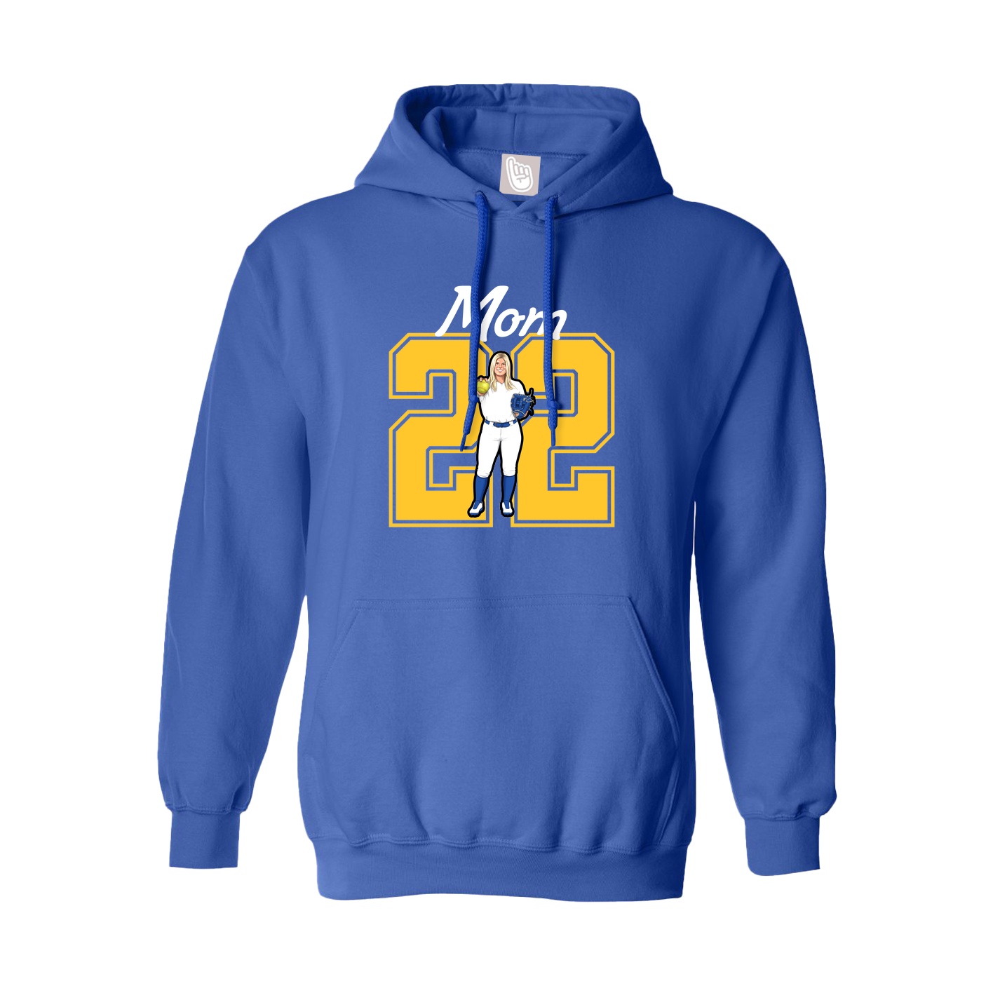 Youth Hoodie — Mothers Day Shirsey in Royal