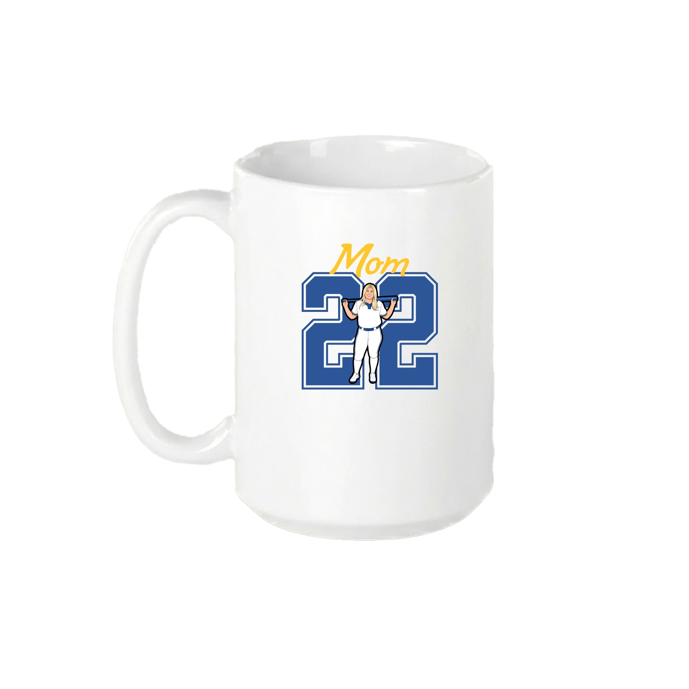 15oz Coffee Mug — Mothers Day Shirsey in White