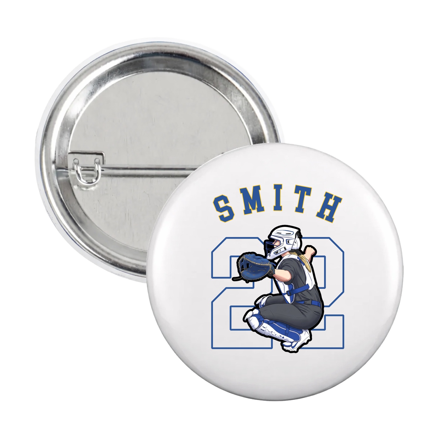 Game Day Button — Shirsey Arch in White