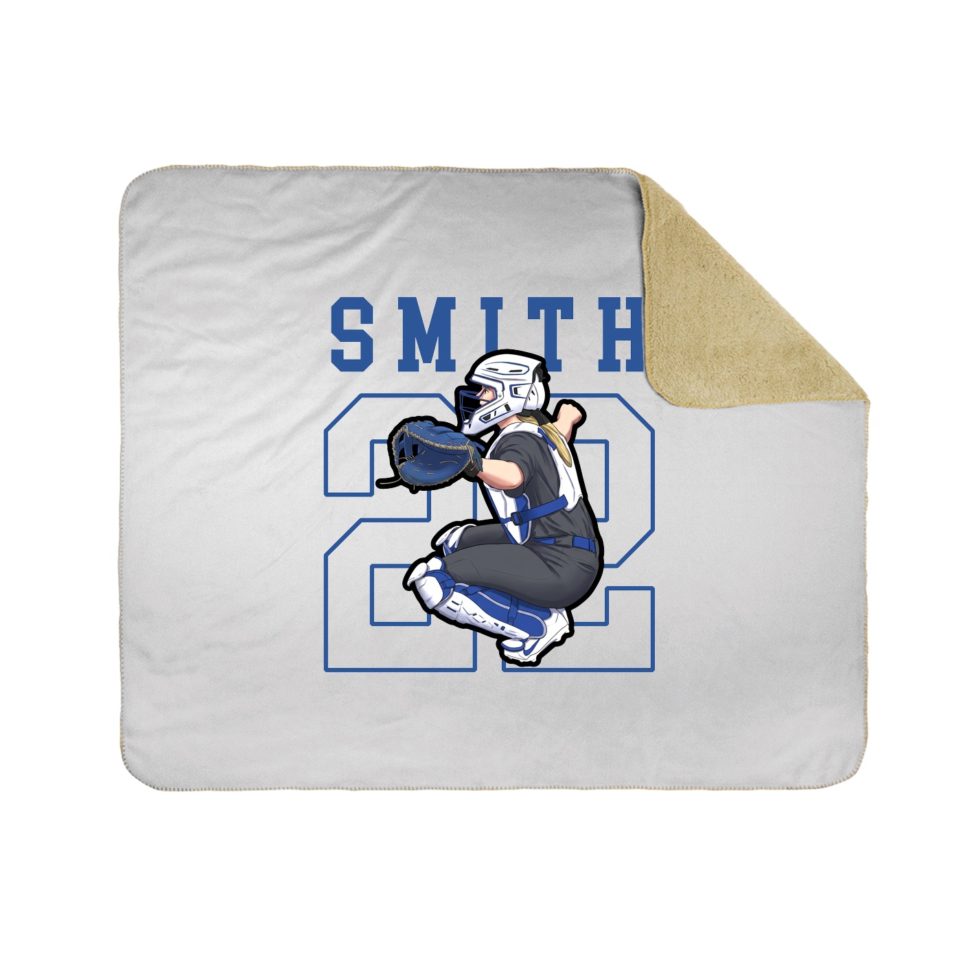 Throw Blanket — Shirsey in White