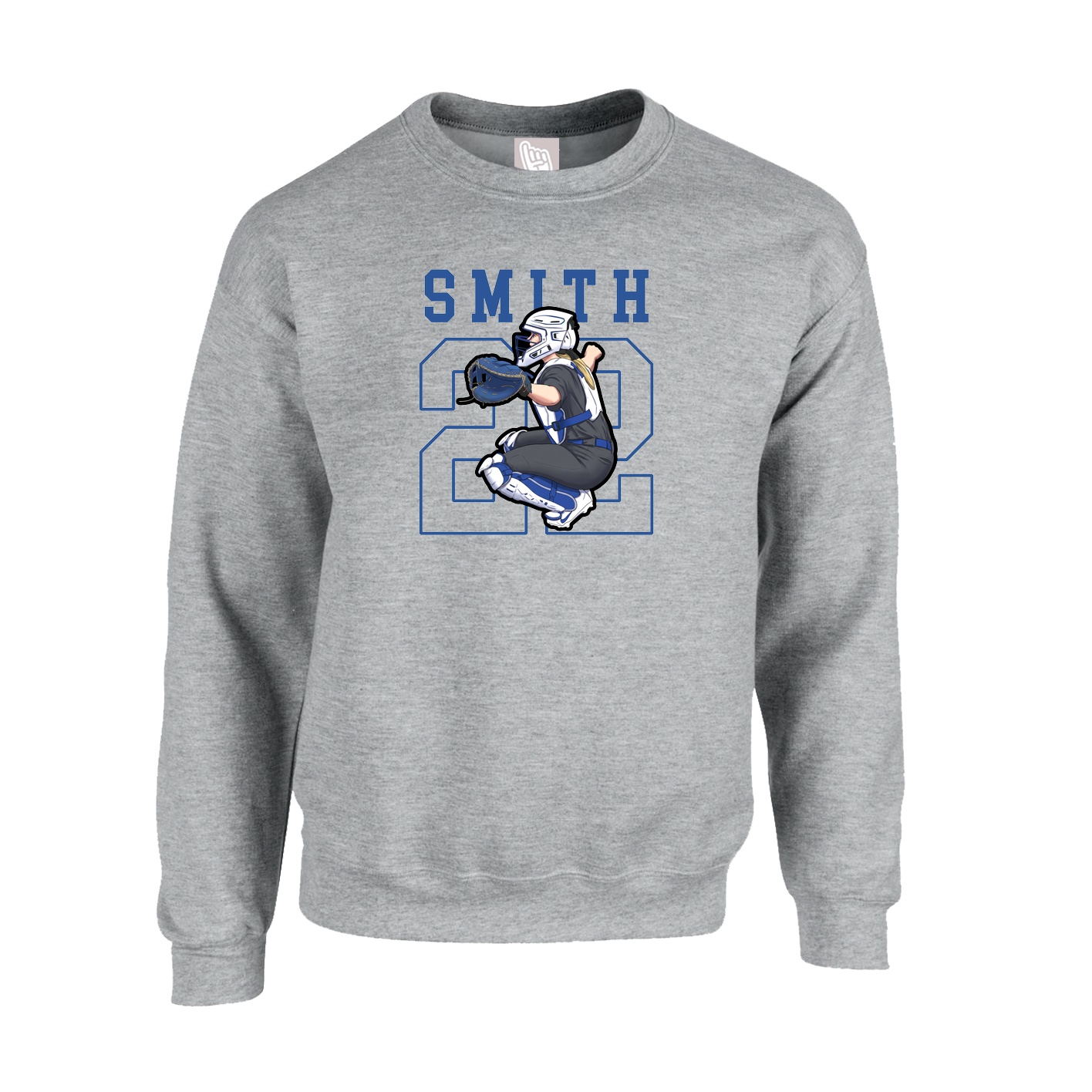 Fleece Crew — Shirsey in Grey