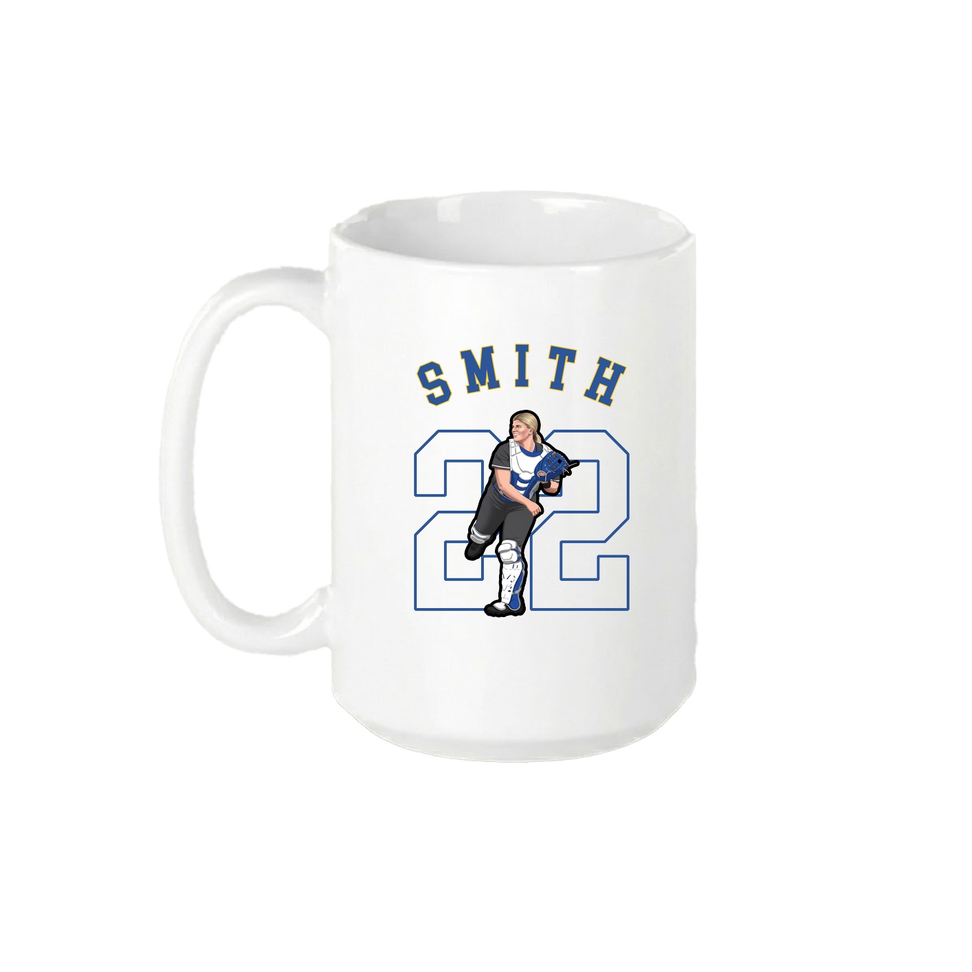15oz Coffee Mug — Shirsey Arch in White