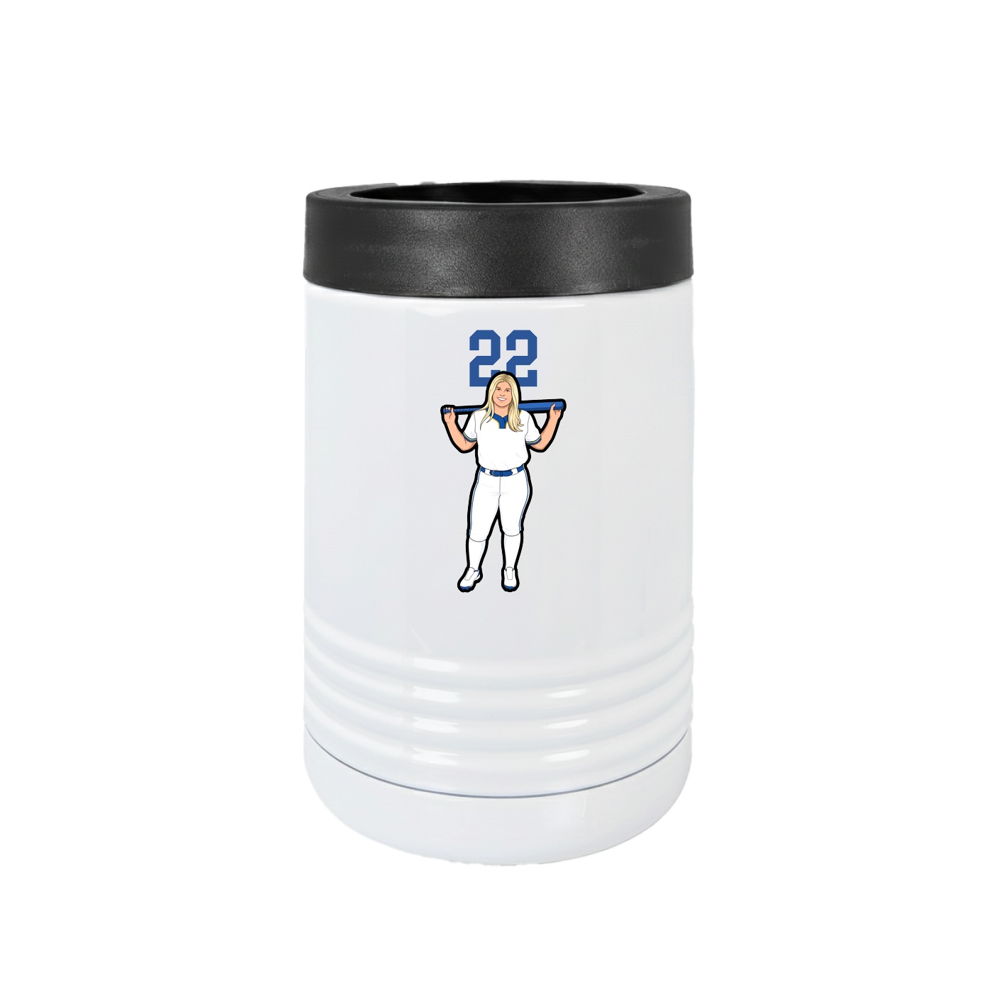 Beverage Holder — Number Top in White
