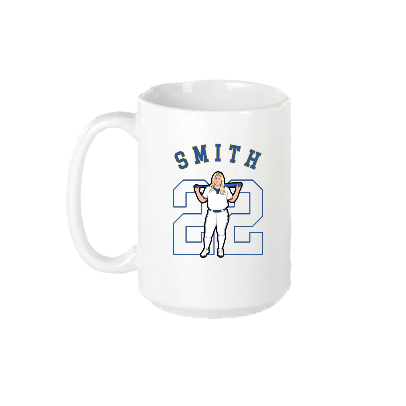 15oz Coffee Mug — Shirsey Arch in White