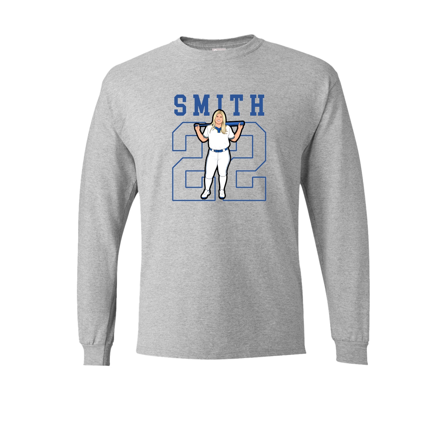 Long Sleeve Tee — Shirsey in Grey