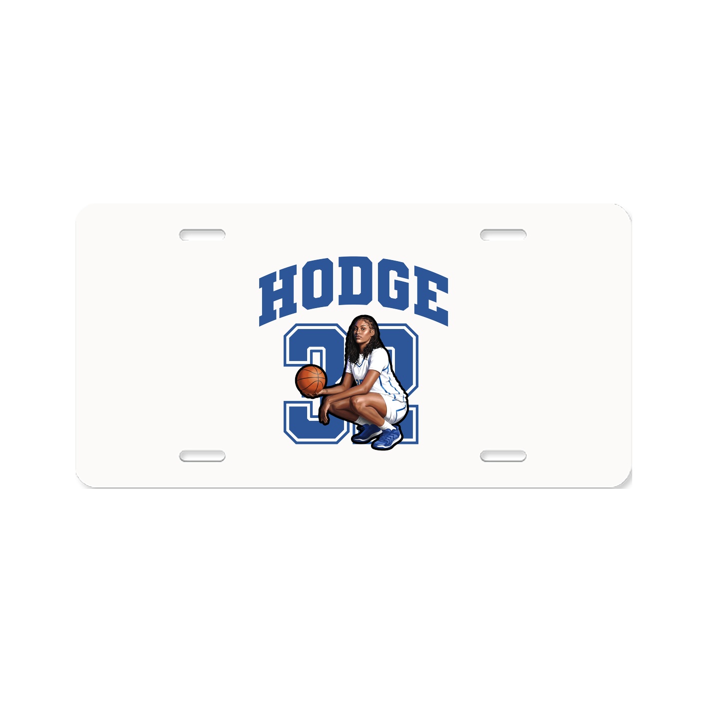 License Plate — Number in Classic
