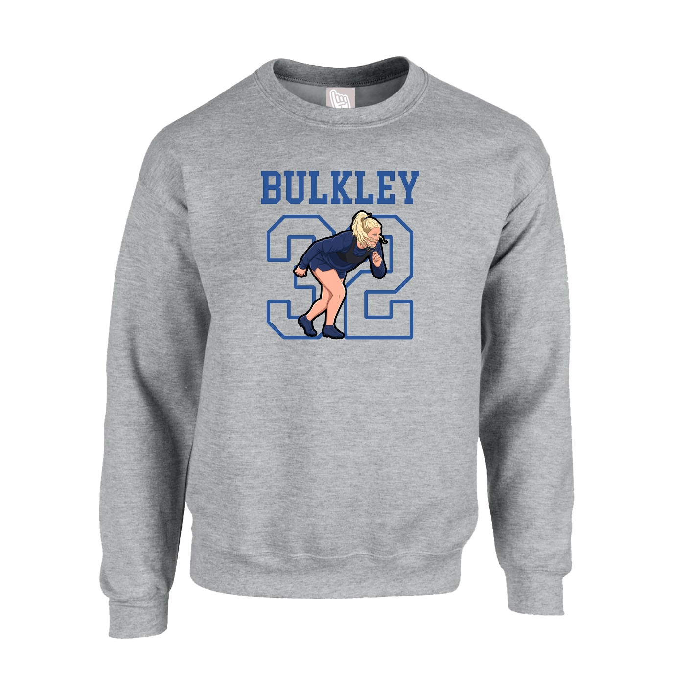 Fleece Crew — Shirsey in Grey