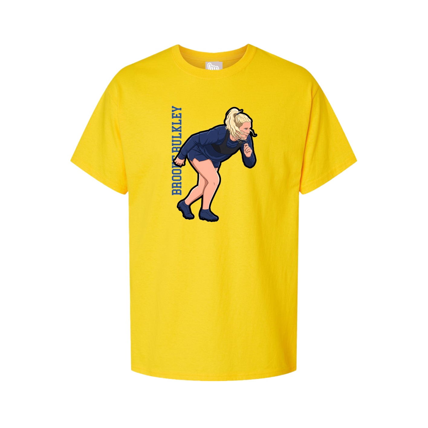 Tee — Name Vertical in Gold