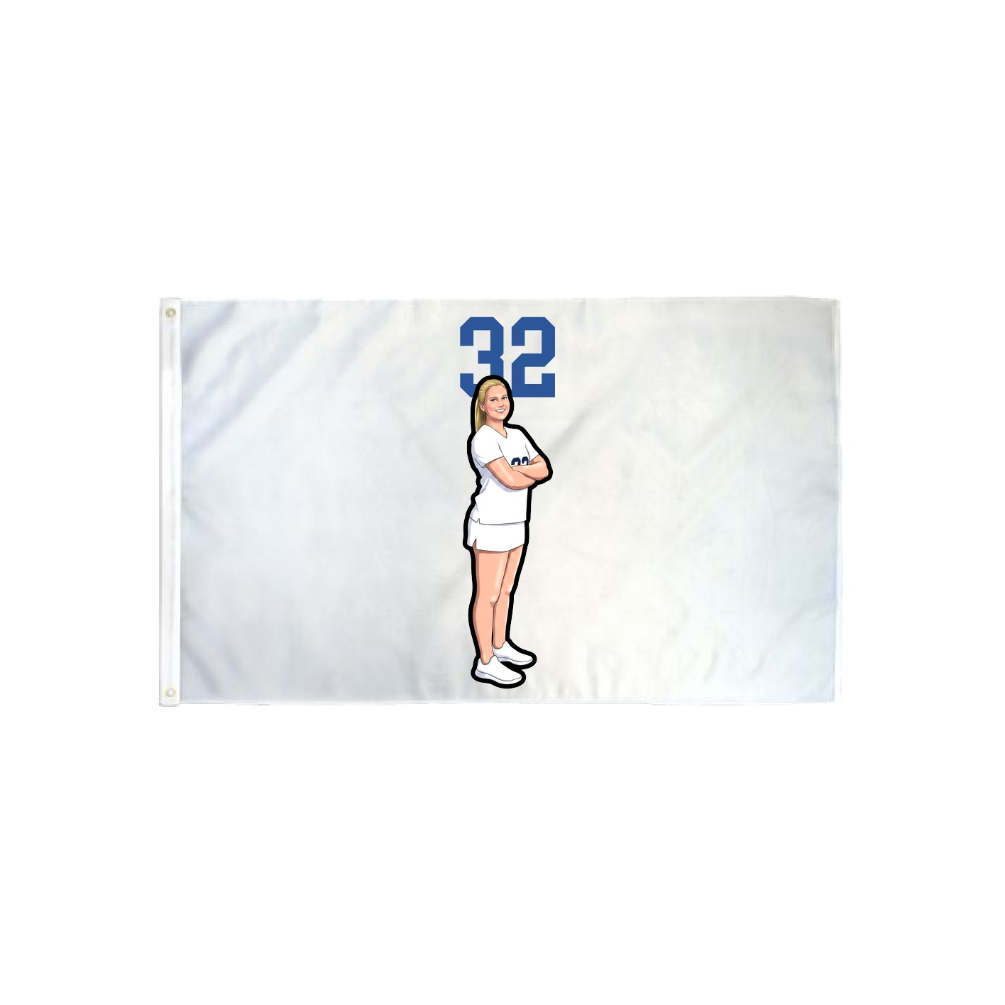 3x5 Flag — Number Top in Classic
